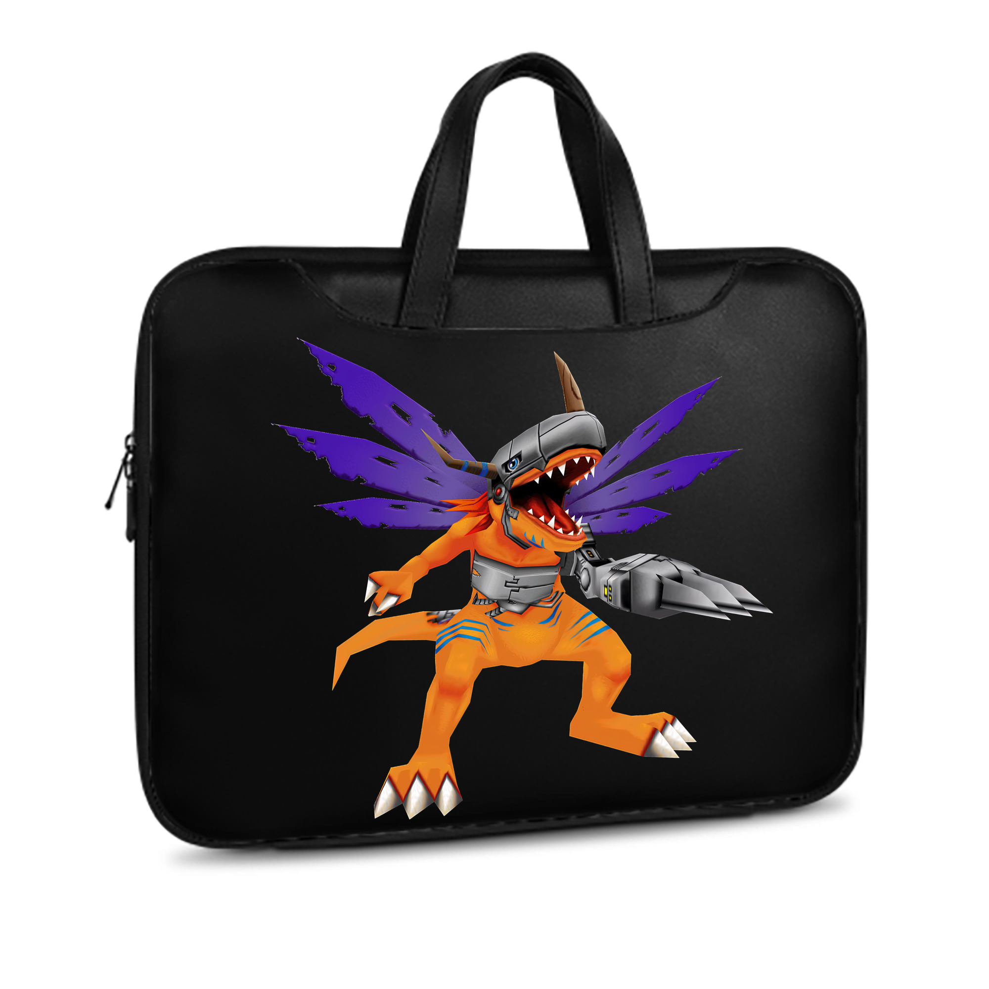 （画像用） Digimon デジタルモンスター/デジモン レザーラップトップバッグ　ノートパソコンケース