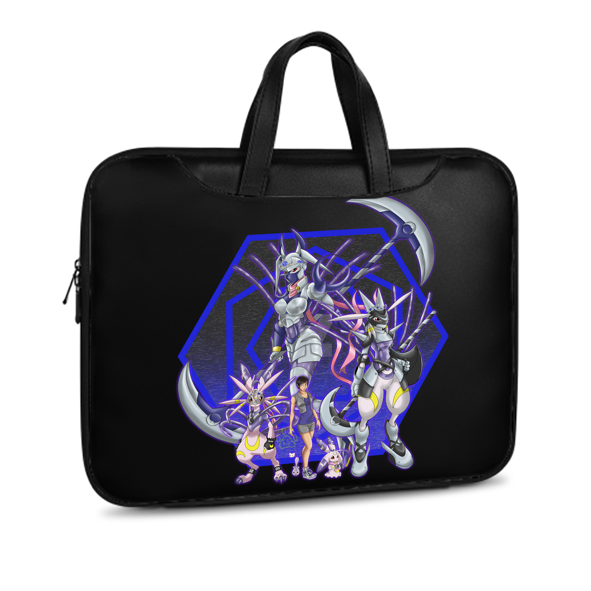 （画像用） Digimon デジタルモンスター/デジモン レザーラップトップバッグ　ノートパソコンケース
