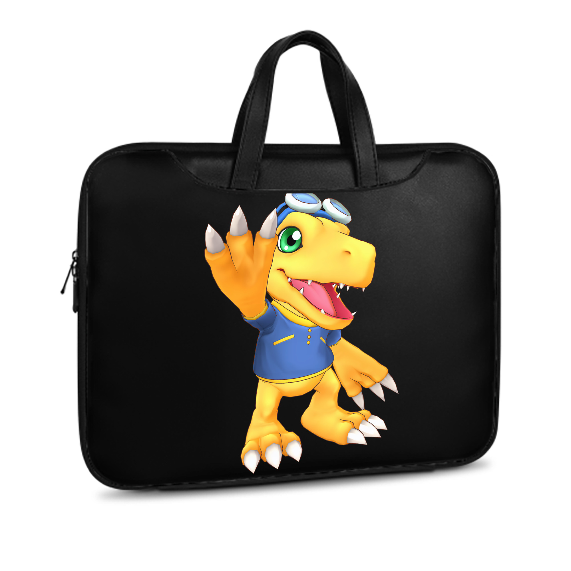 （画像用） Digimon デジタルモンスター/デジモン レザーラップトップバッグ　ノートパソコンケース