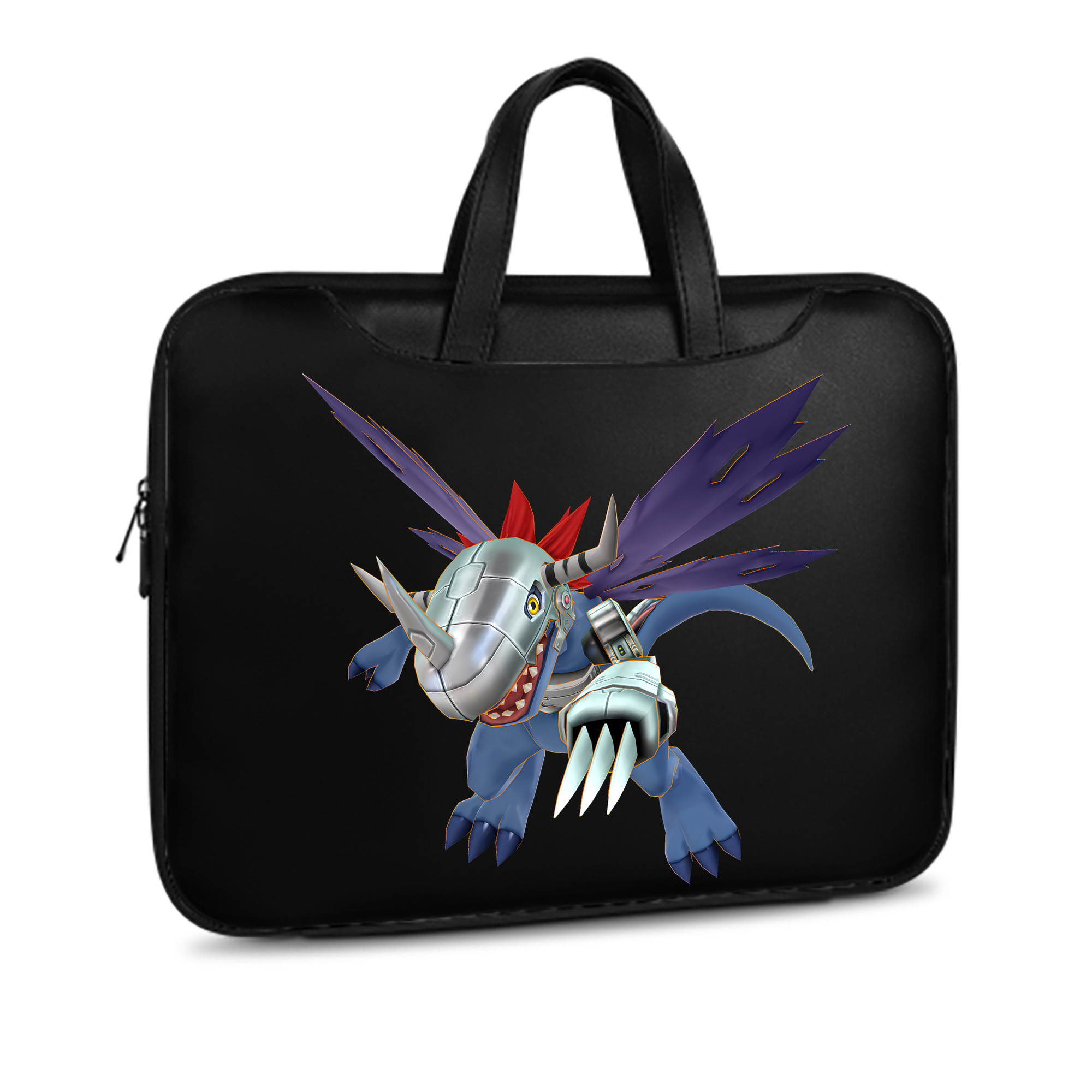 （画像用） Digimon デジタルモンスター/デジモン レザーラップトップバッグ　ノートパソコンケース