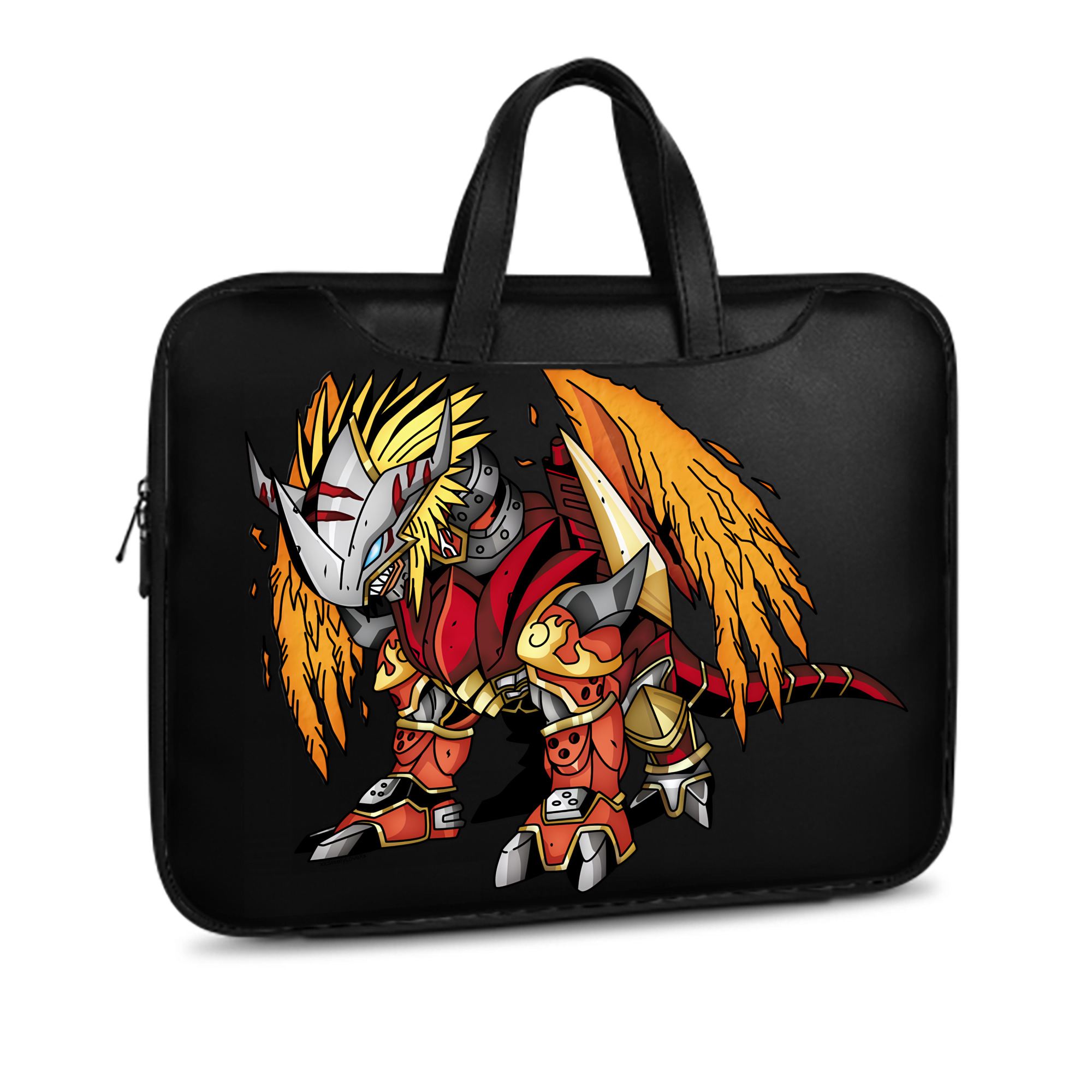 （画像用） Digimon デジタルモンスター/デジモン レザーラップトップバッグ　ノートパソコンケース