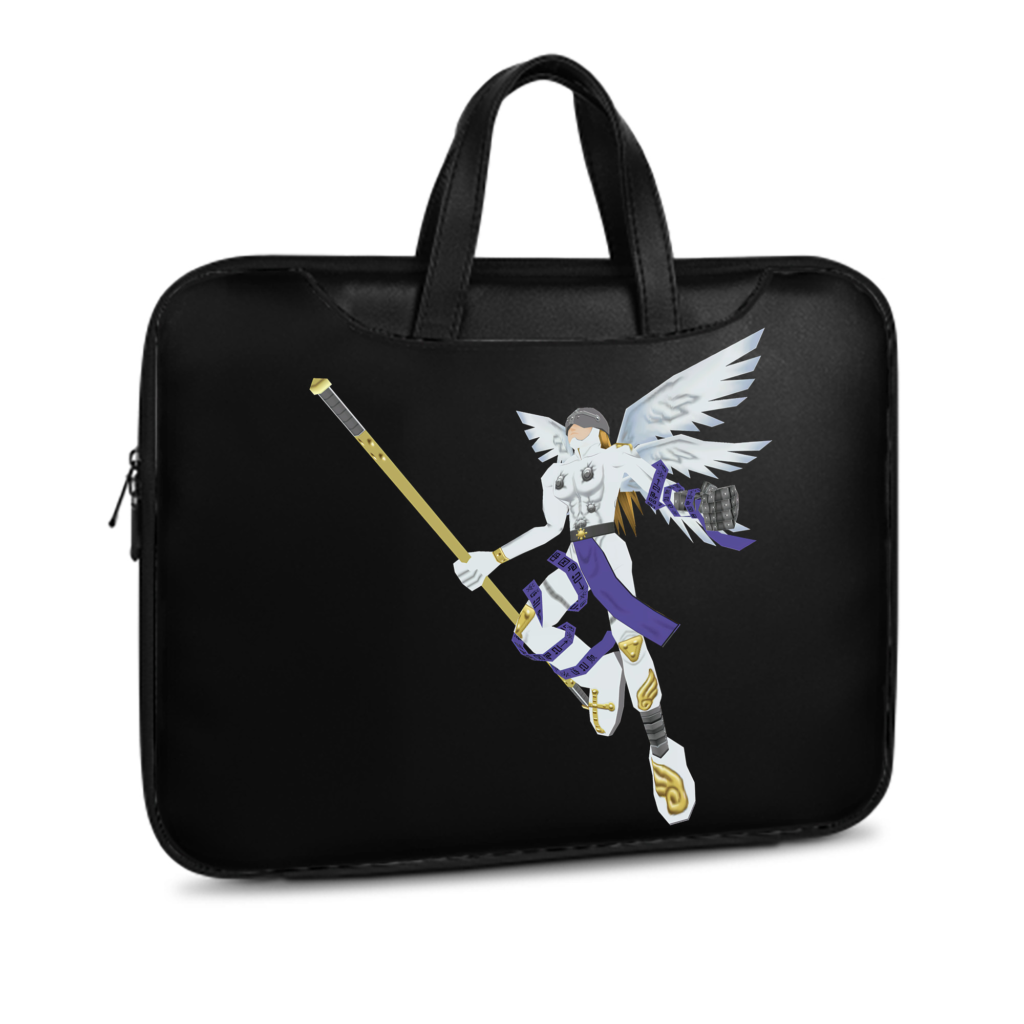 （画像用） Digimon デジタルモンスター/デジモン レザーラップトップバッグ　ノートパソコンケース