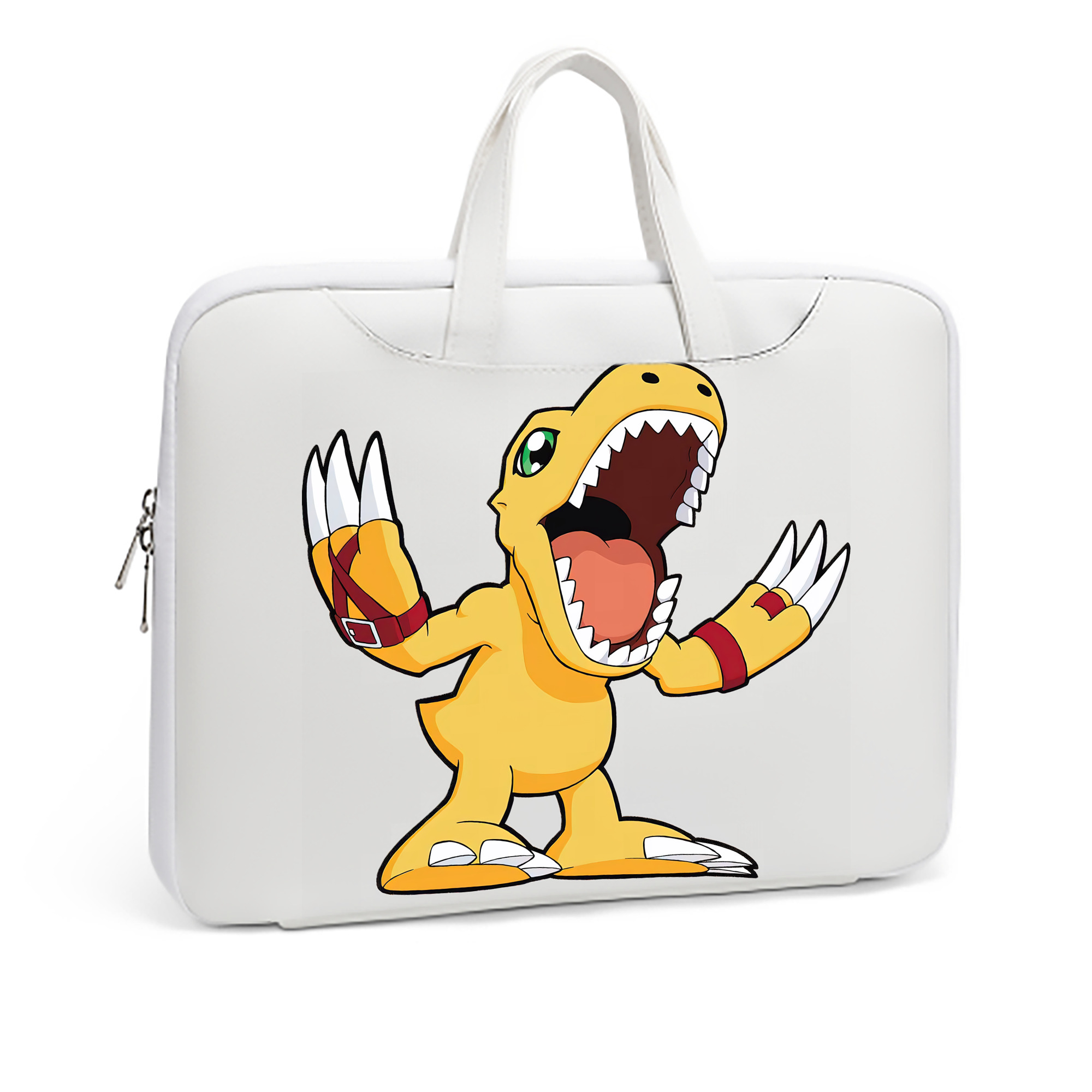 （画像用） Digimon デジタルモンスター/デジモン レザーラップトップバッグ　ノートパソコンケース