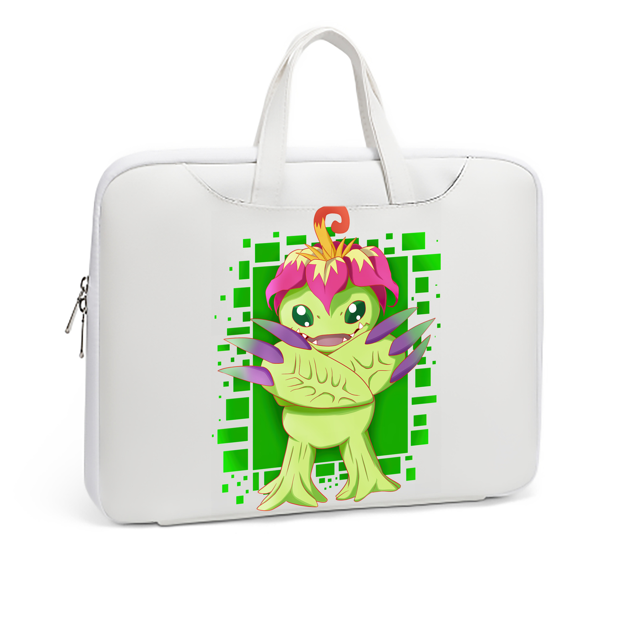 （画像用） Digimon デジタルモンスター/デジモン レザーラップトップバッグ　ノートパソコンケース