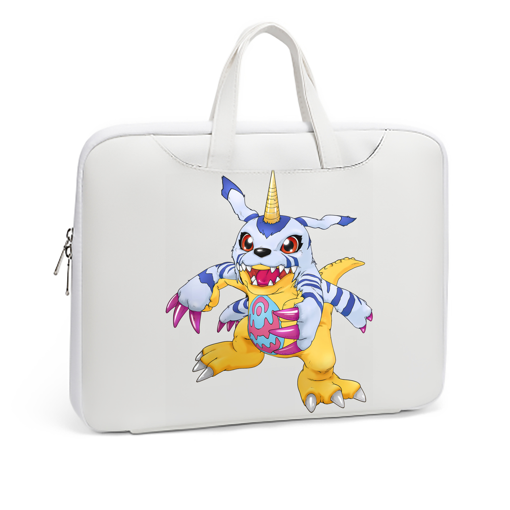 （画像用） Digimon デジタルモンスター/デジモン レザーラップトップバッグ　ノートパソコンケース