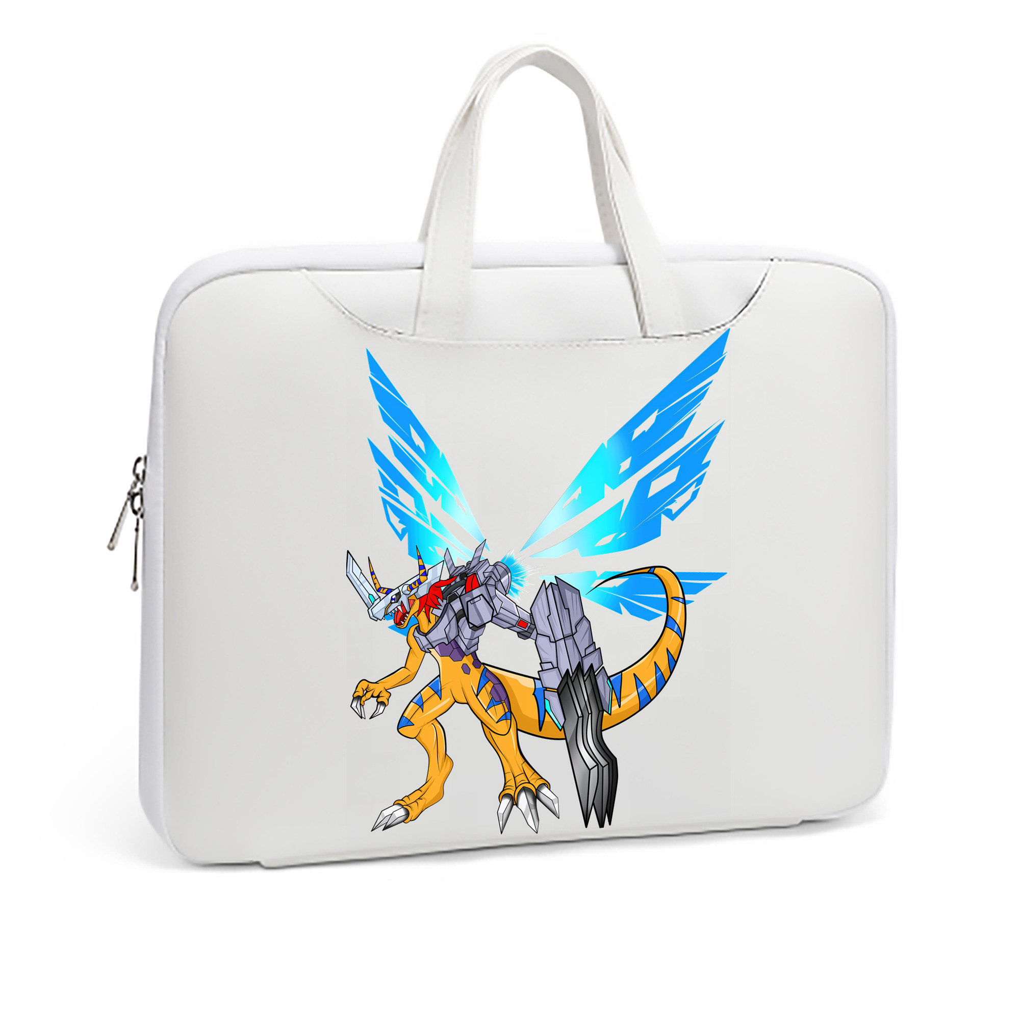 （画像用） Digimon デジタルモンスター/デジモン レザーラップトップバッグ　ノートパソコンケース