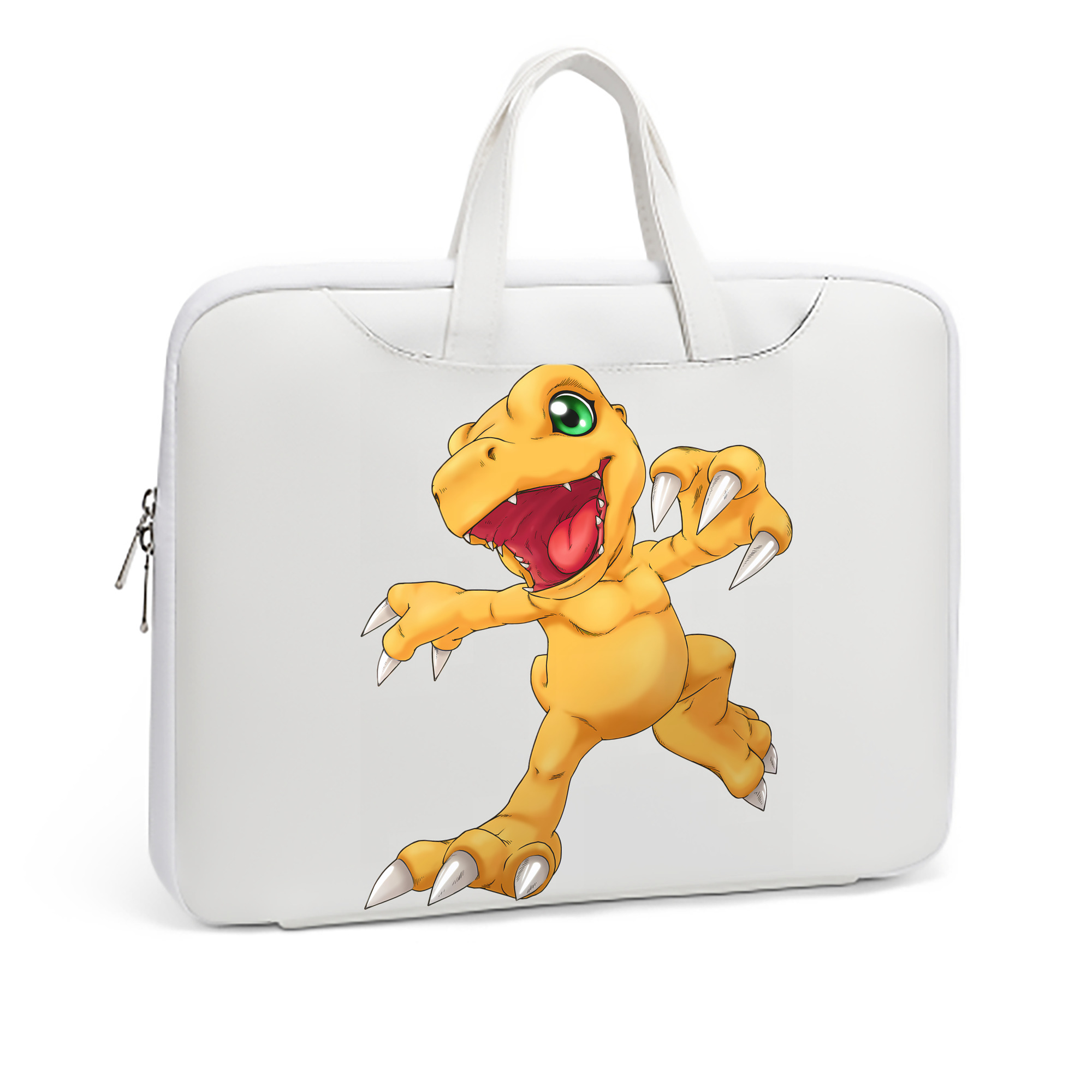 （画像用） Digimon デジタルモンスター/デジモン レザーラップトップバッグ　ノートパソコンケース