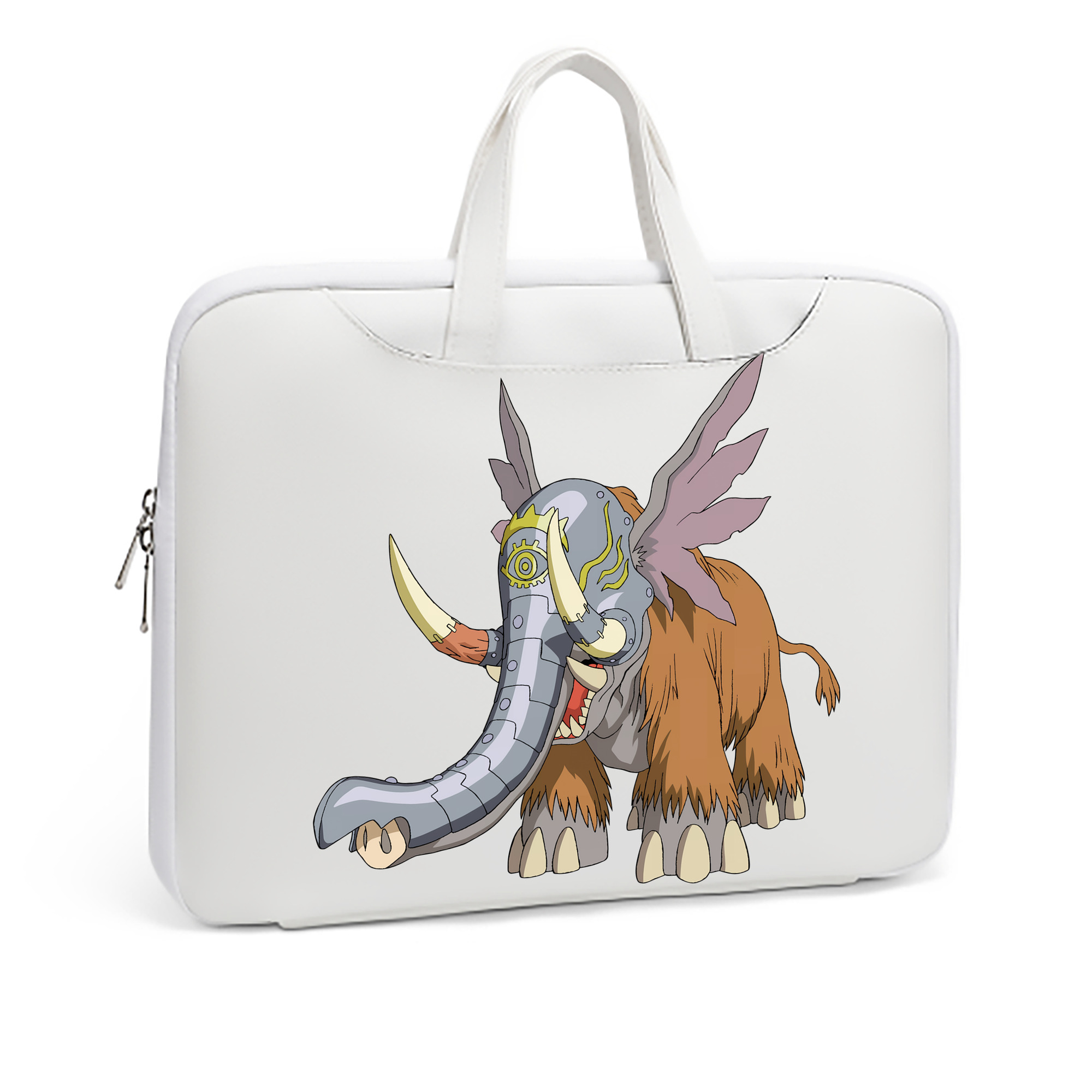 （画像用） Digimon デジタルモンスター/デジモン レザーラップトップバッグ　ノートパソコンケース