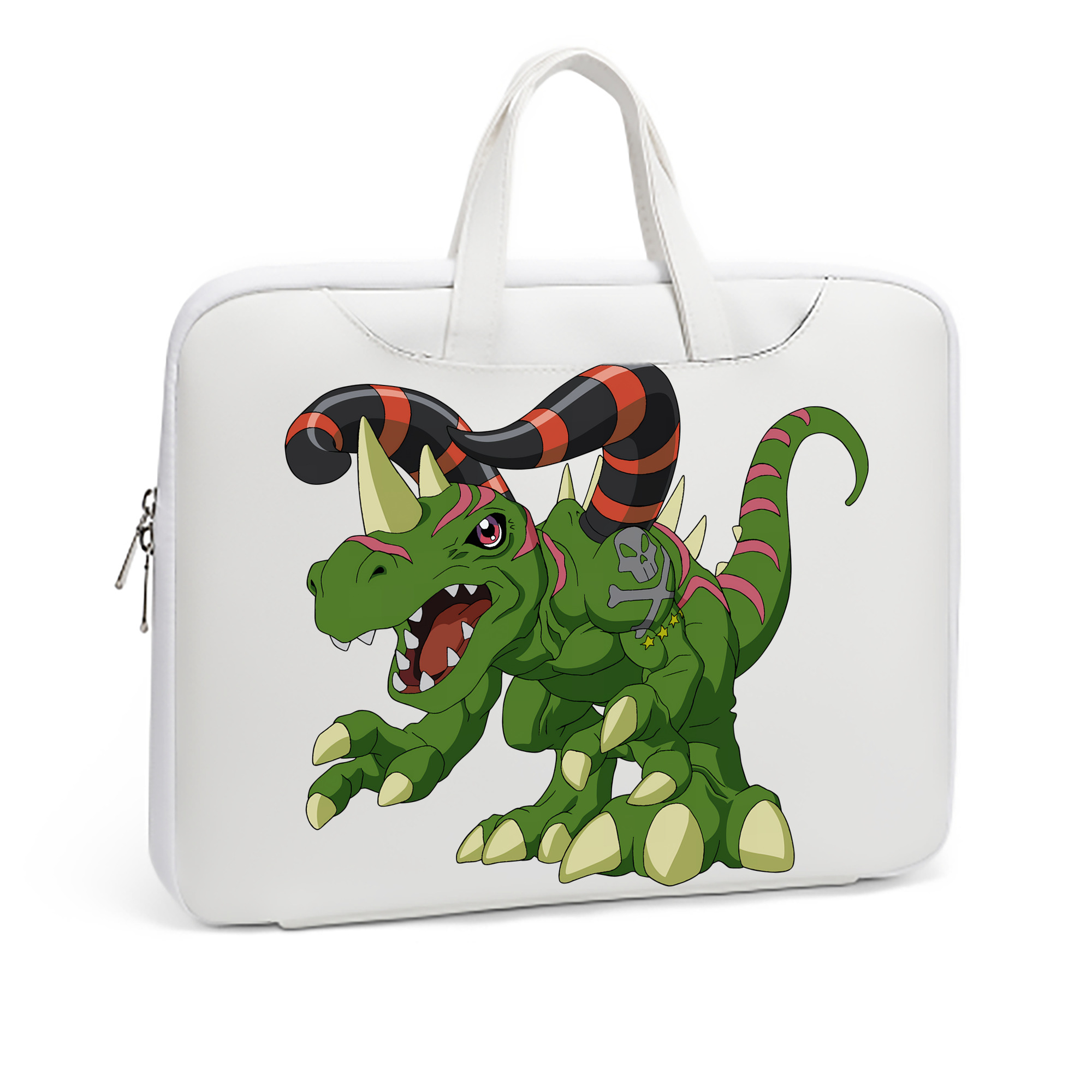 （画像用） Digimon デジタルモンスター/デジモン レザーラップトップバッグ　ノートパソコンケース