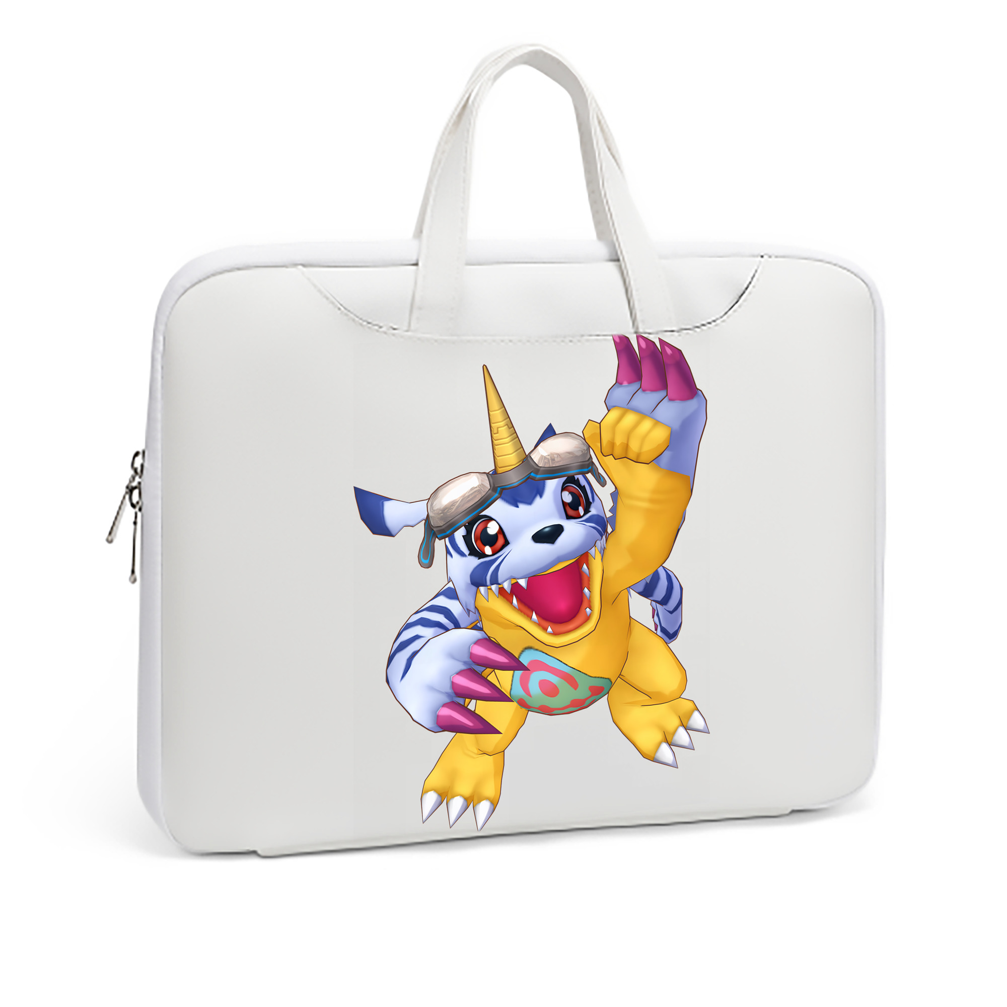 （画像用） Digimon デジタルモンスター/デジモン レザーラップトップバッグ　ノートパソコンケース