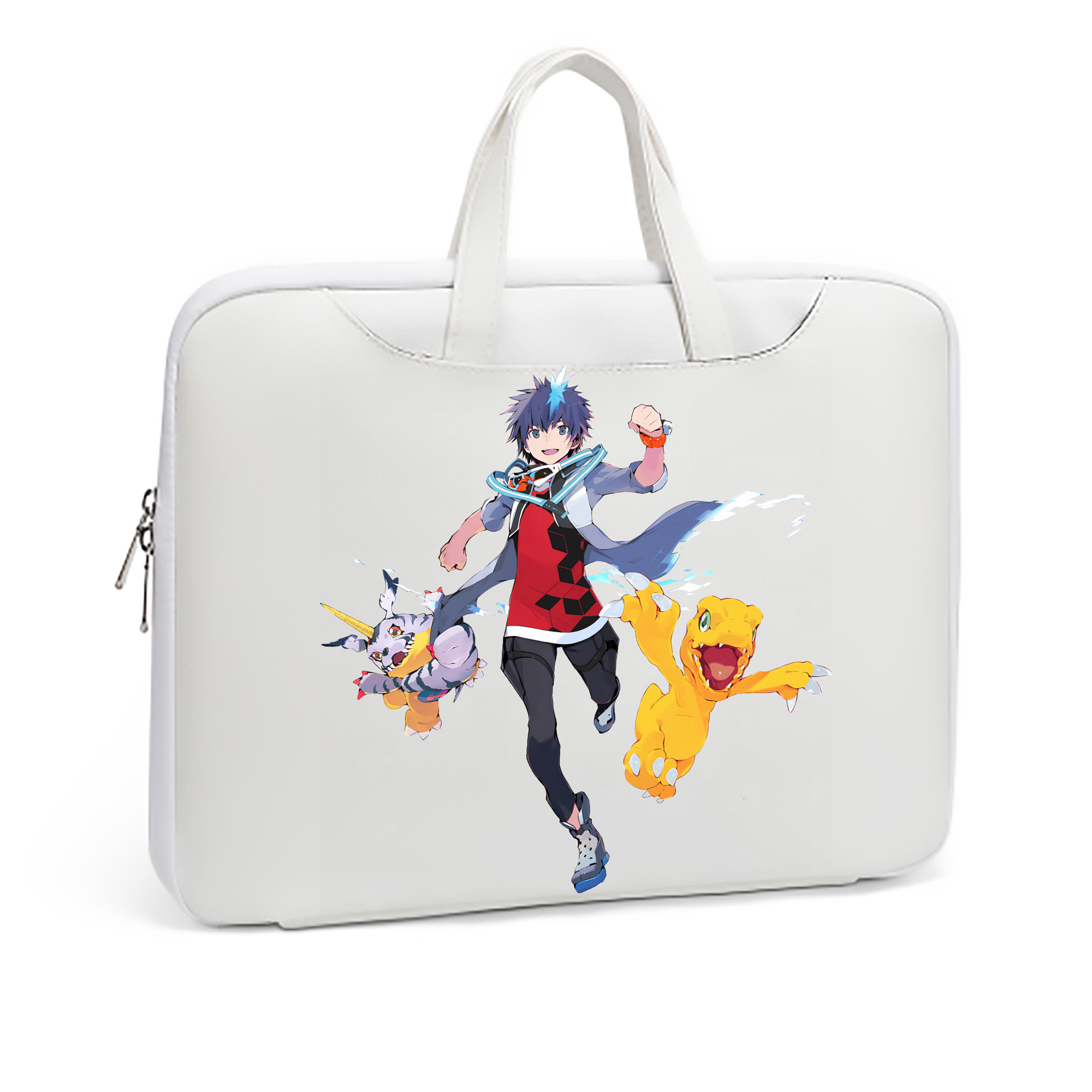 （画像用） Digimon デジタルモンスター/デジモン レザーラップトップバッグ　ノートパソコンケース