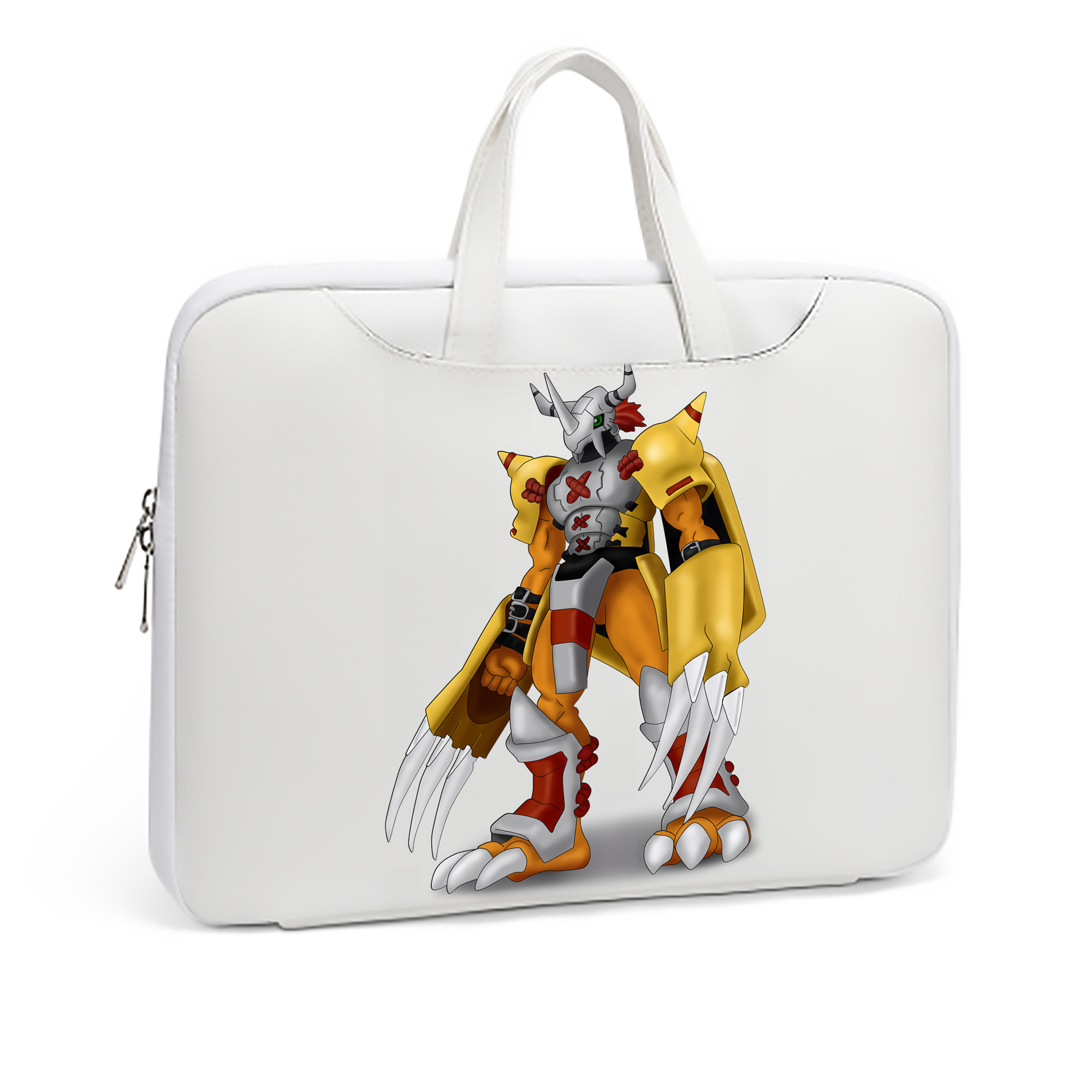 （画像用） Digimon デジタルモンスター/デジモン レザーラップトップバッグ　ノートパソコンケース