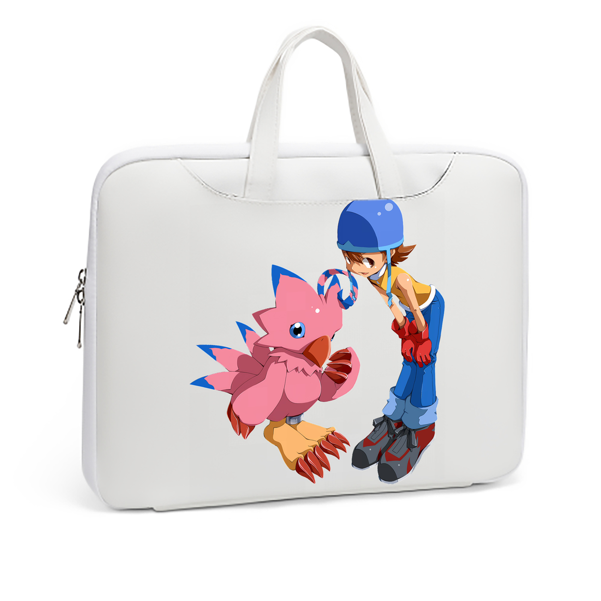 （画像用） Digimon デジタルモンスター/デジモン レザーラップトップバッグ　ノートパソコンケース