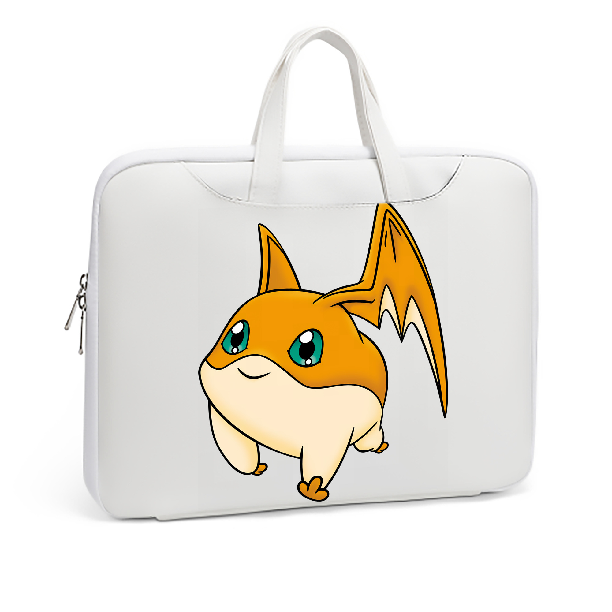 （画像用） Digimon デジタルモンスター/デジモン レザーラップトップバッグ　ノートパソコンケース
