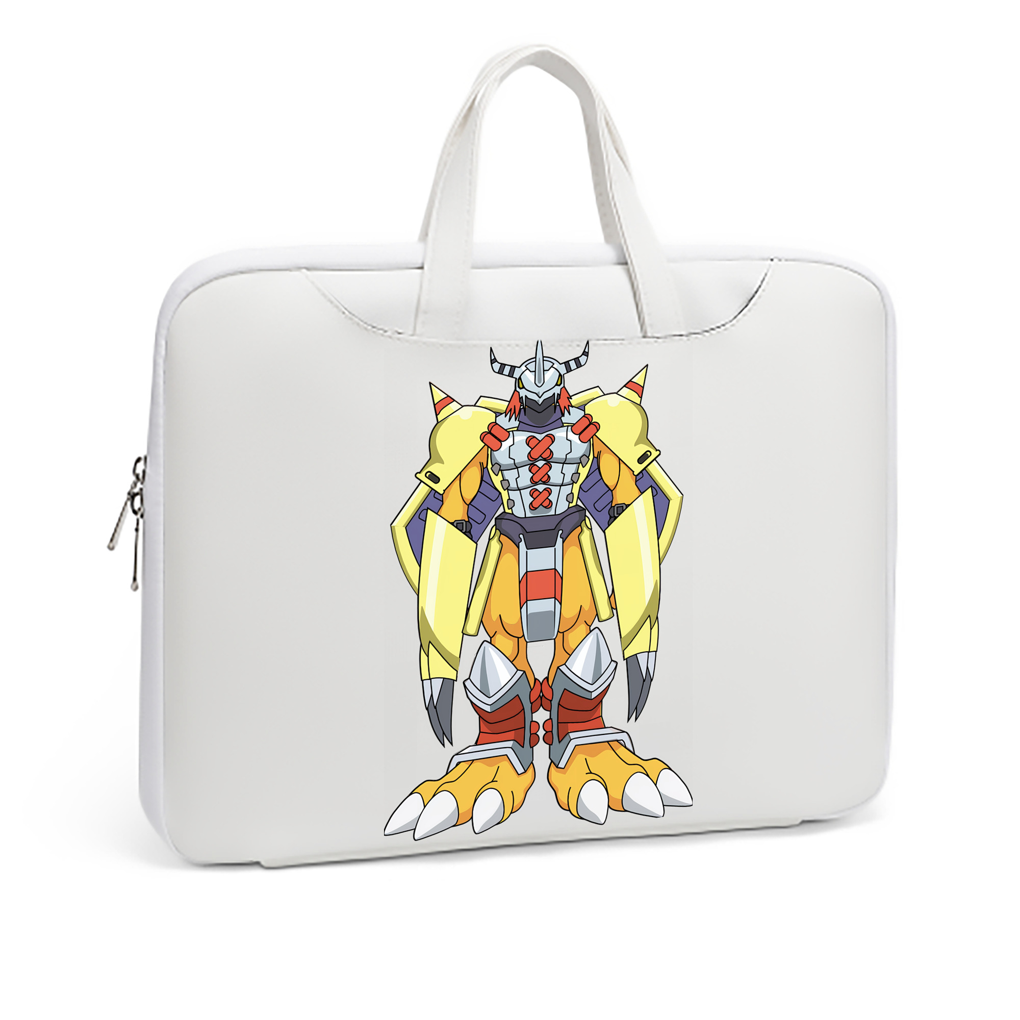 （画像用） Digimon デジタルモンスター/デジモン レザーラップトップバッグ　ノートパソコンケース