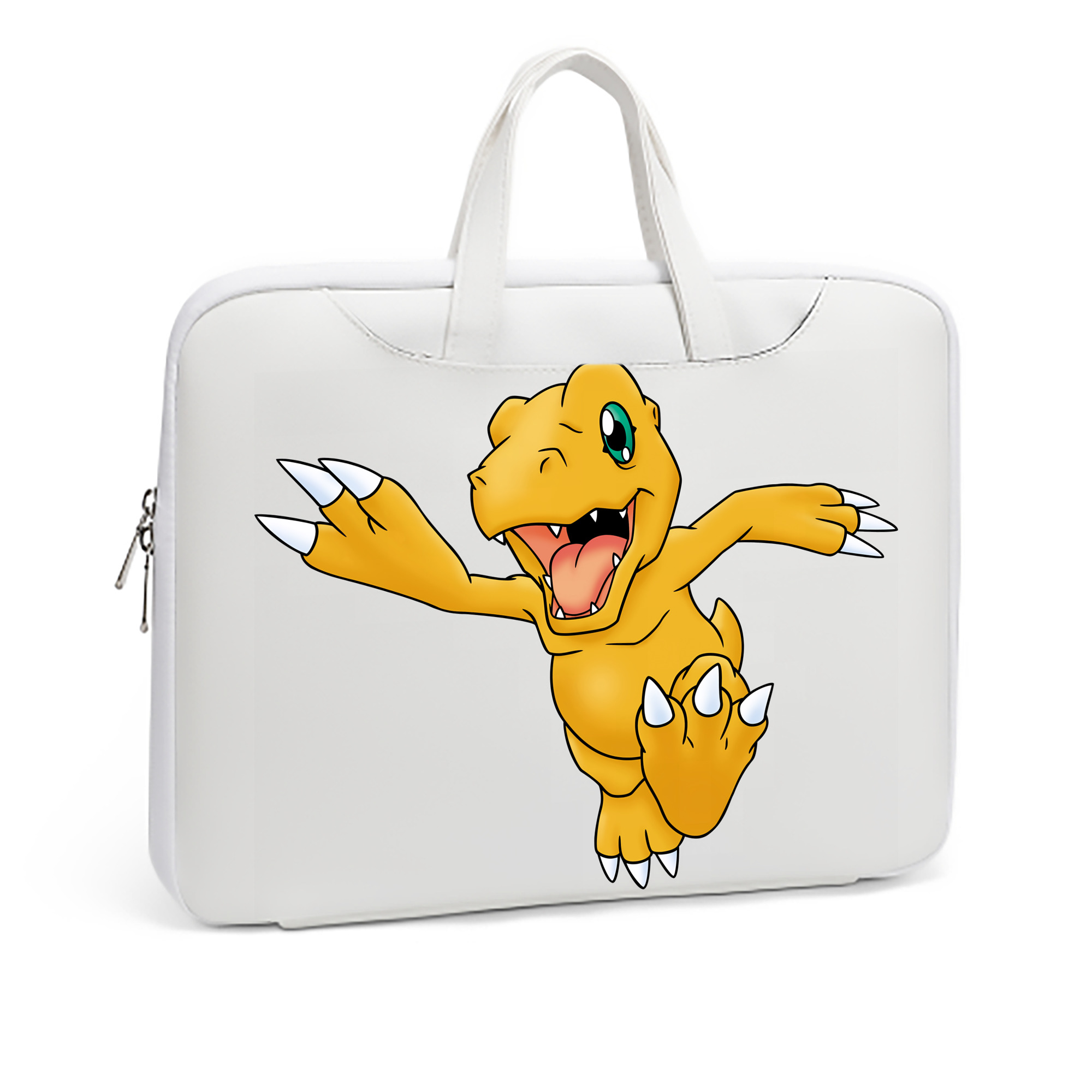 （画像用） Digimon デジタルモンスター/デジモン レザーラップトップバッグ　ノートパソコンケース