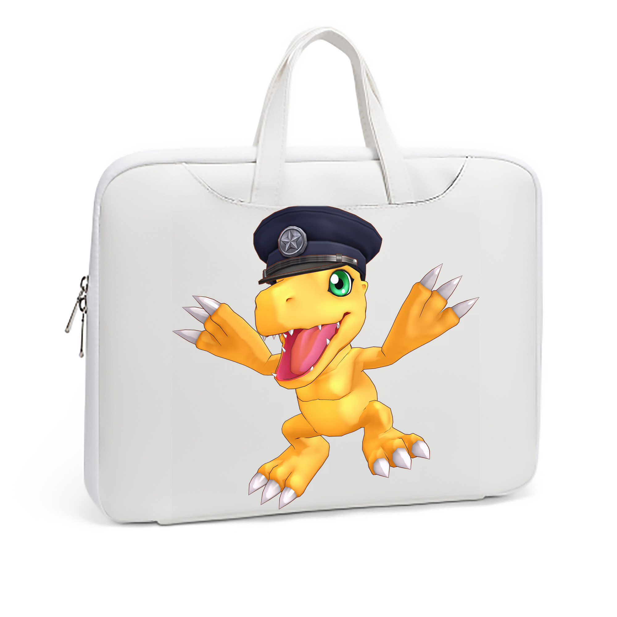 （画像用） Digimon デジタルモンスター/デジモン レザーラップトップバッグ　ノートパソコンケース
