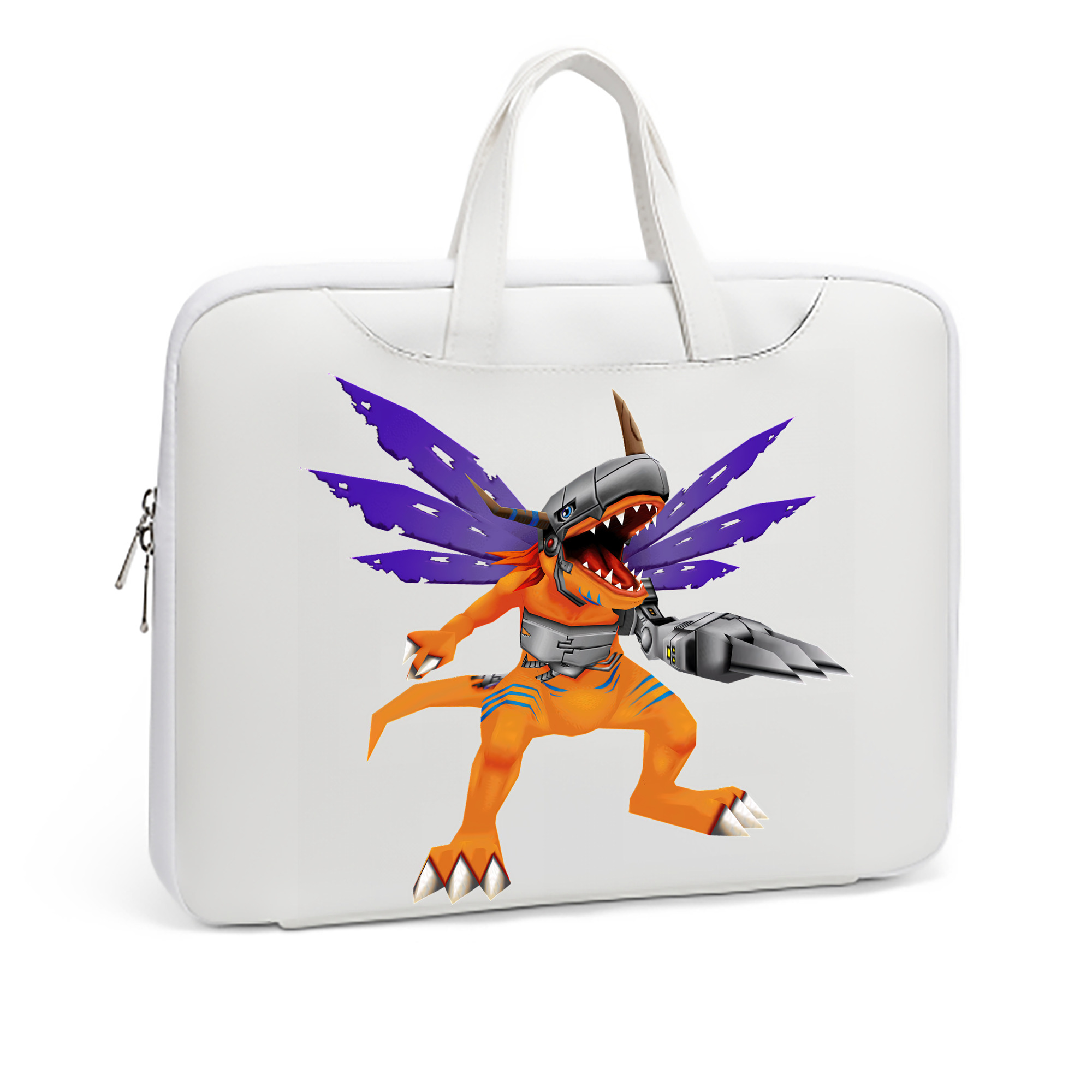 （画像用） Digimon デジタルモンスター/デジモン レザーラップトップバッグ　ノートパソコンケース