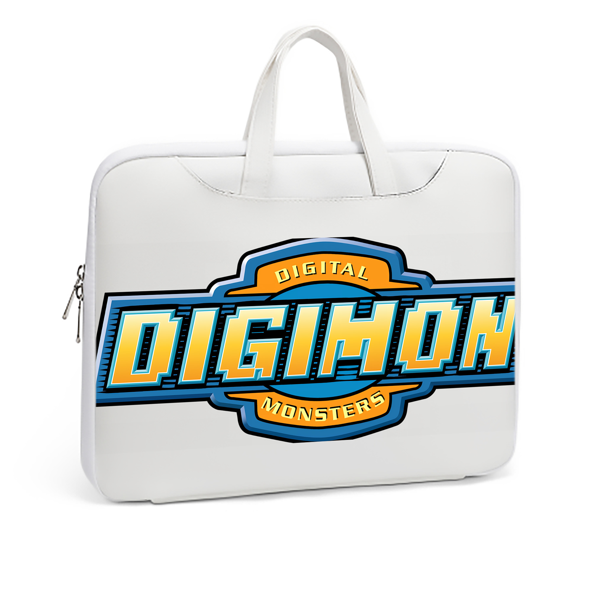 （画像用） Digimon デジタルモンスター/デジモン レザーラップトップバッグ　ノートパソコンケース