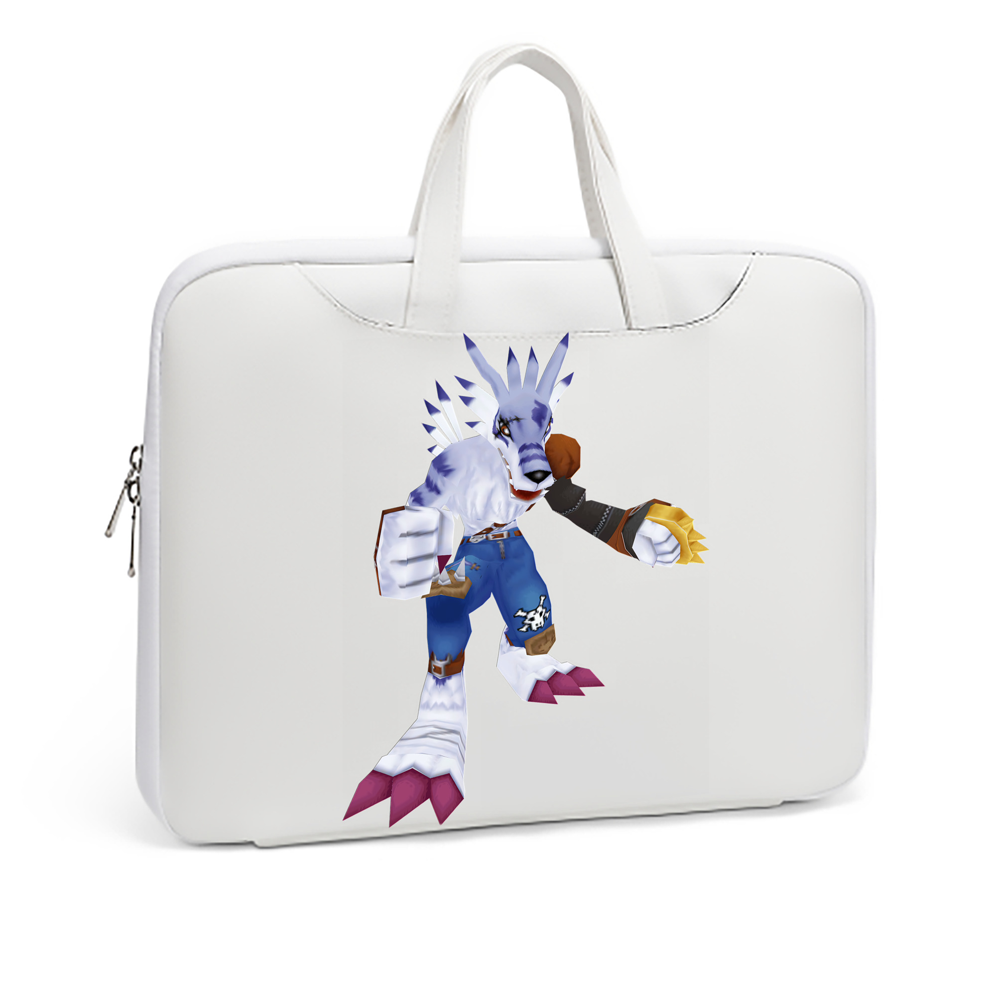 （画像用） Digimon デジタルモンスター/デジモン レザーラップトップバッグ　ノートパソコンケース