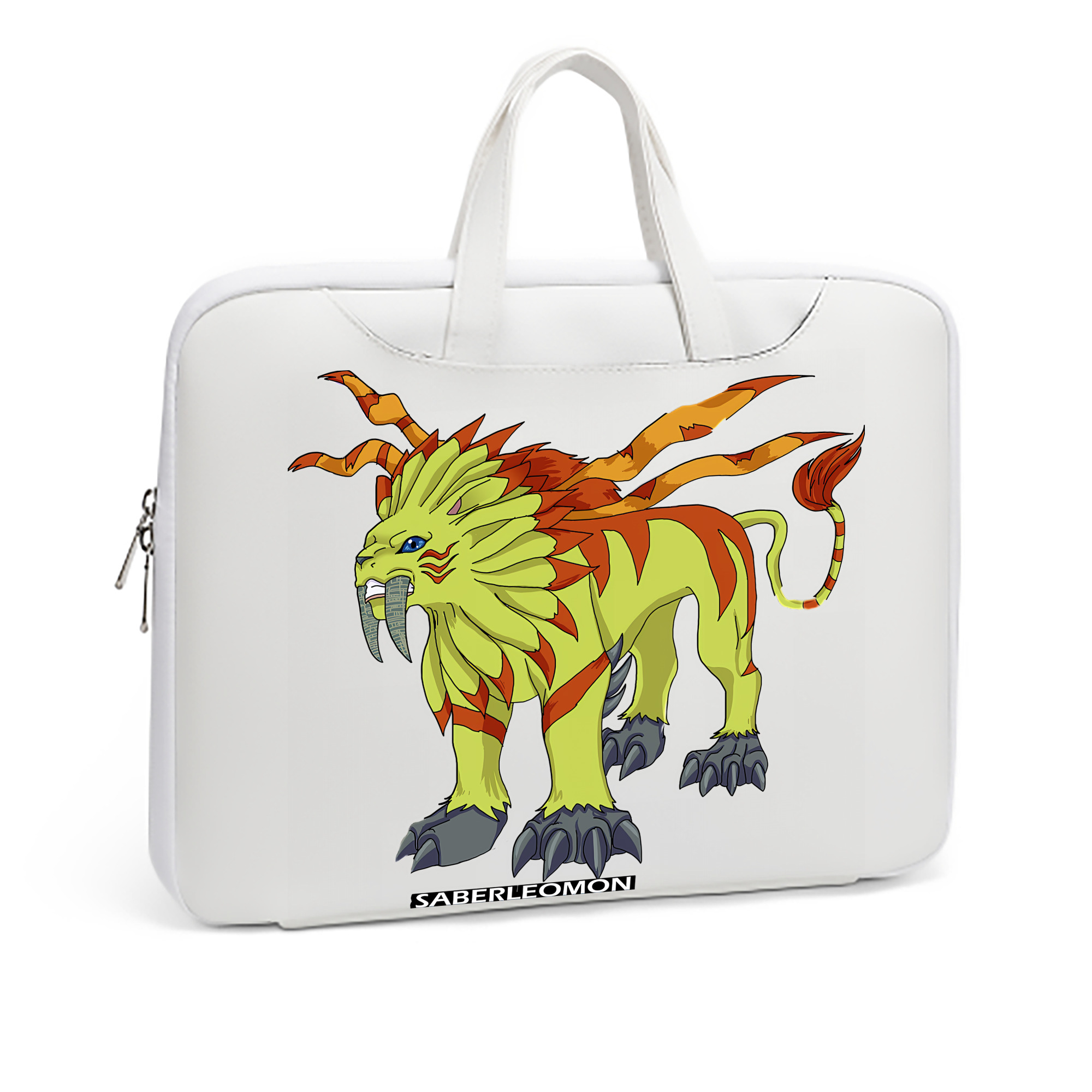 （画像用） Digimon デジタルモンスター/デジモン レザーラップトップバッグ　ノートパソコンケース