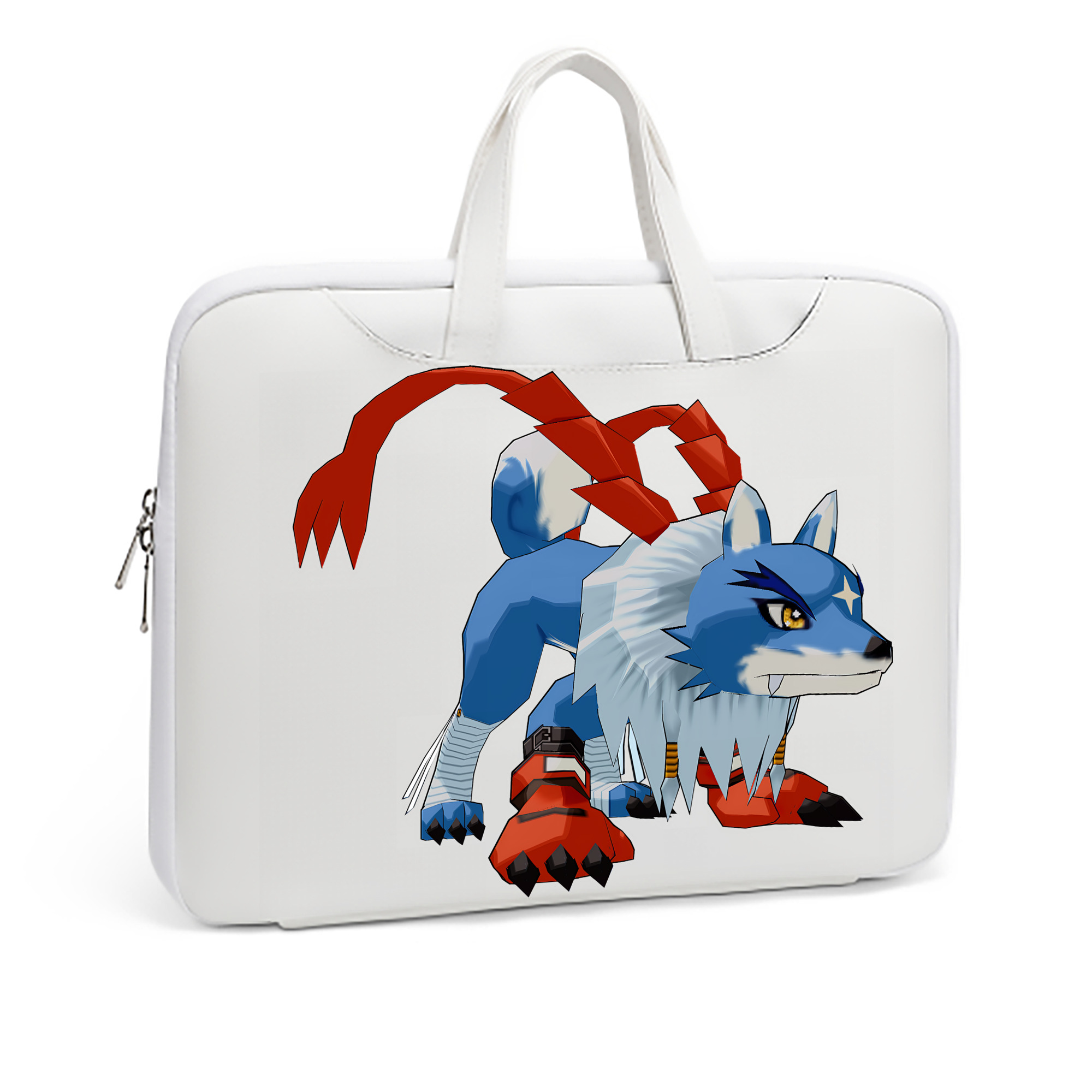 （画像用） Digimon デジタルモンスター/デジモン レザーラップトップバッグ　ノートパソコンケース