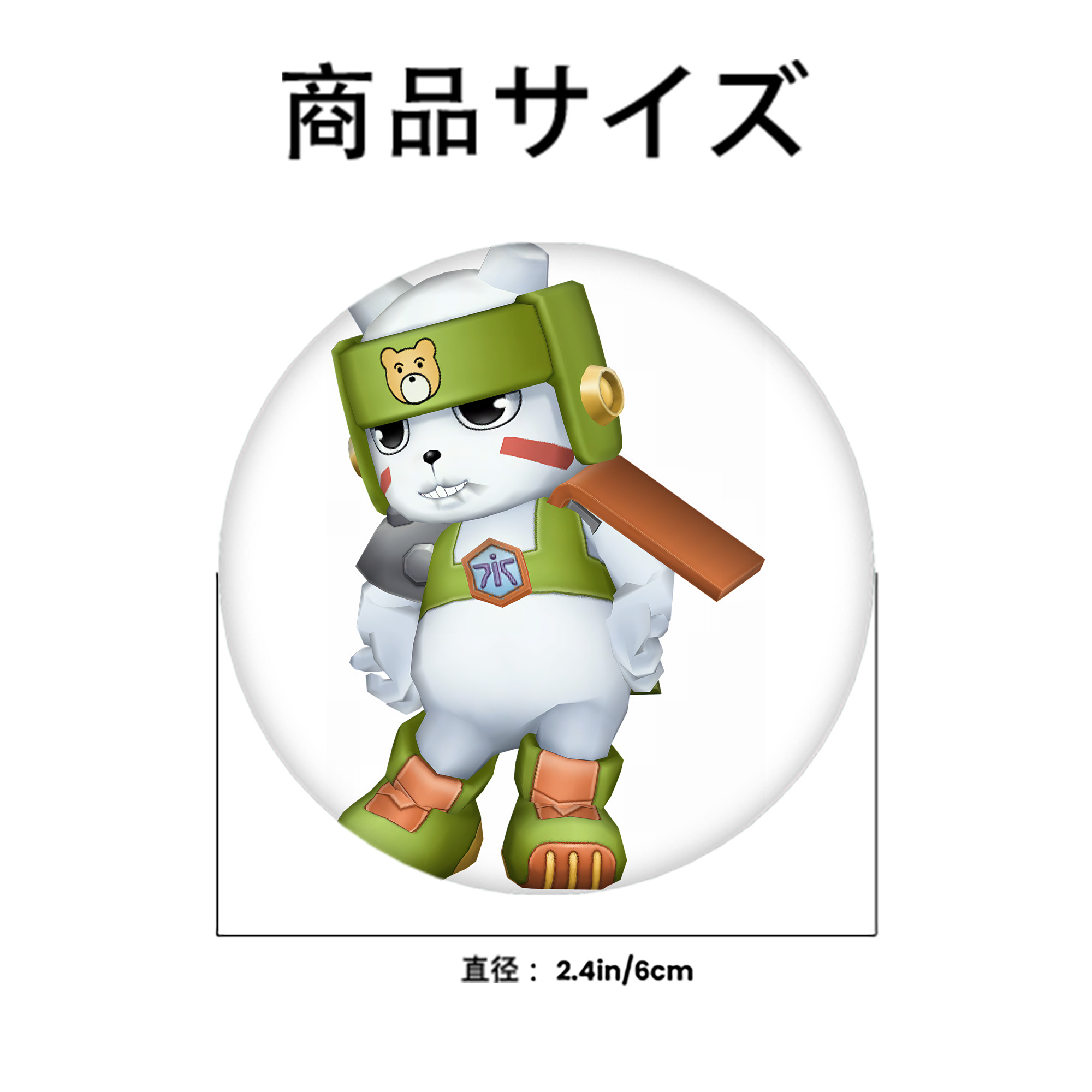 Digimon デジタルモンスター/デジモン 6cm 缶バッジ 複数セット