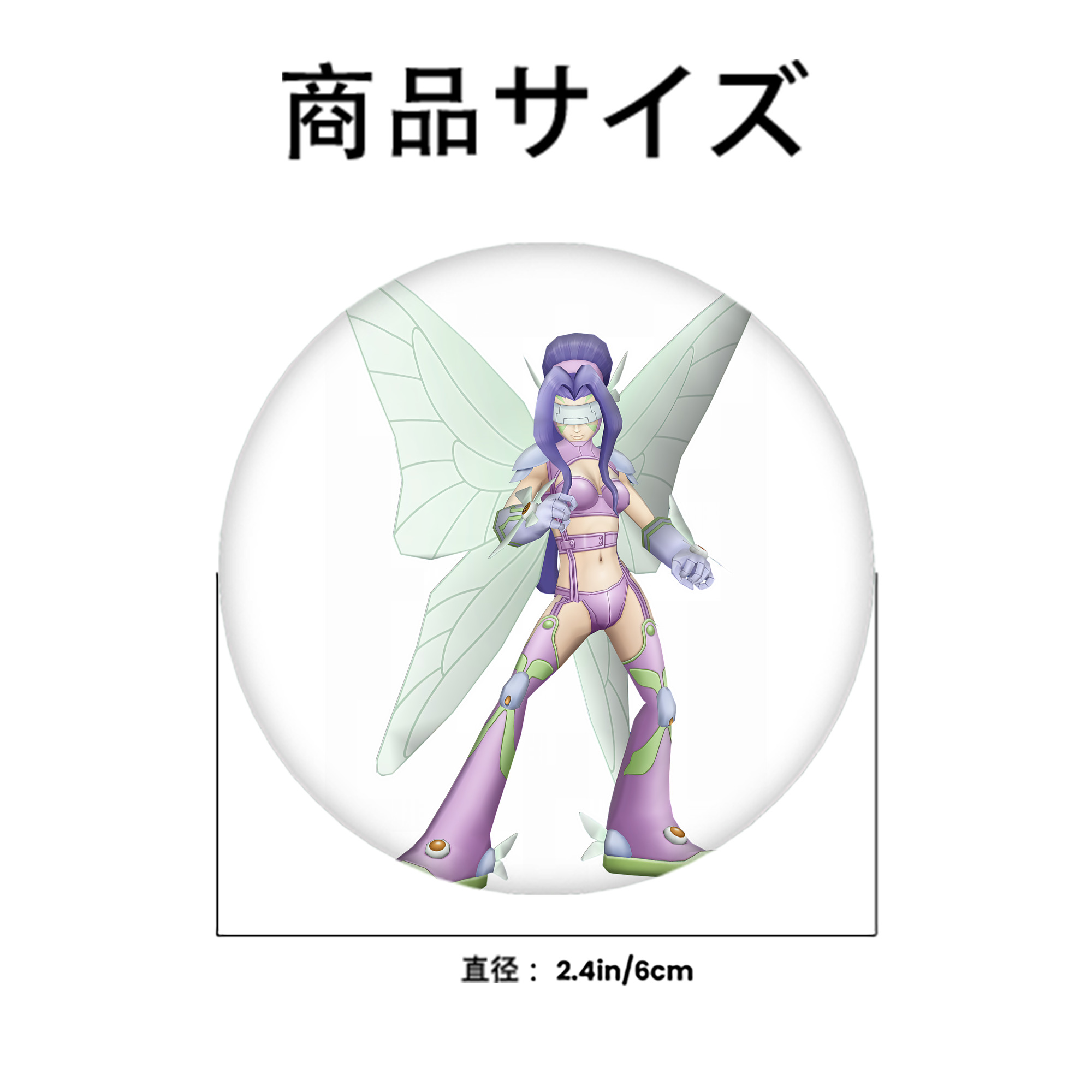 Digimon デジタルモンスター/デジモン 6cm 缶バッジ 複数セット