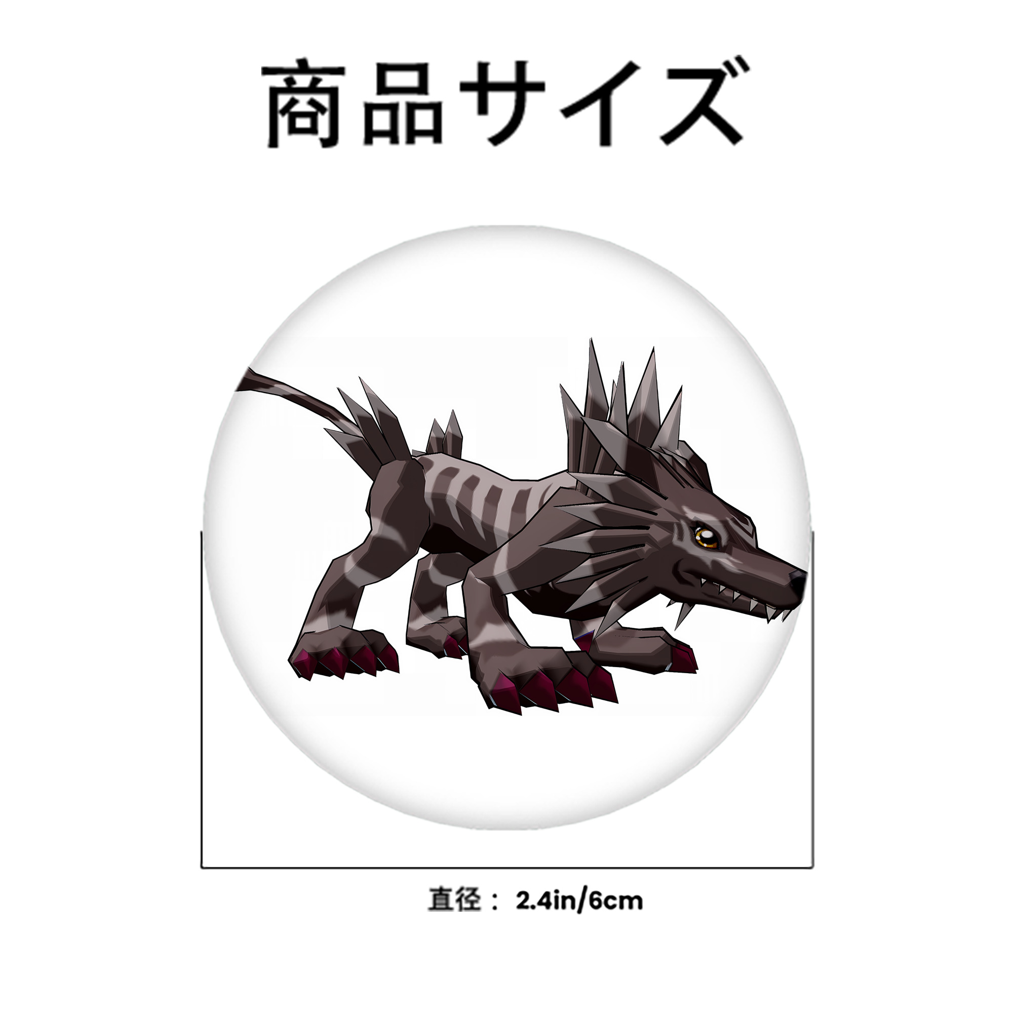 Digimon デジタルモンスター/デジモン 6cm 缶バッジ 複数セット