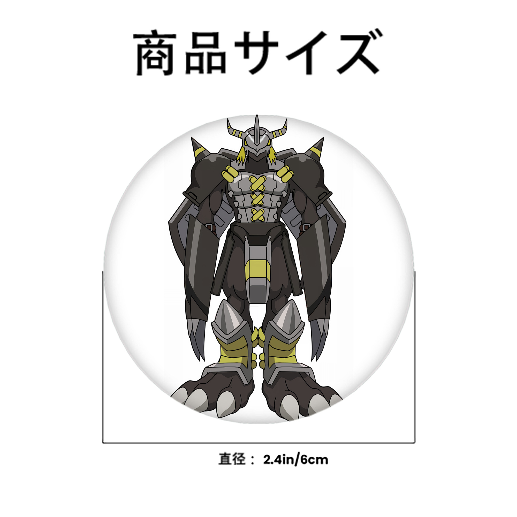 Digimon デジタルモンスター/デジモン 6cm 缶バッジ 複数セット