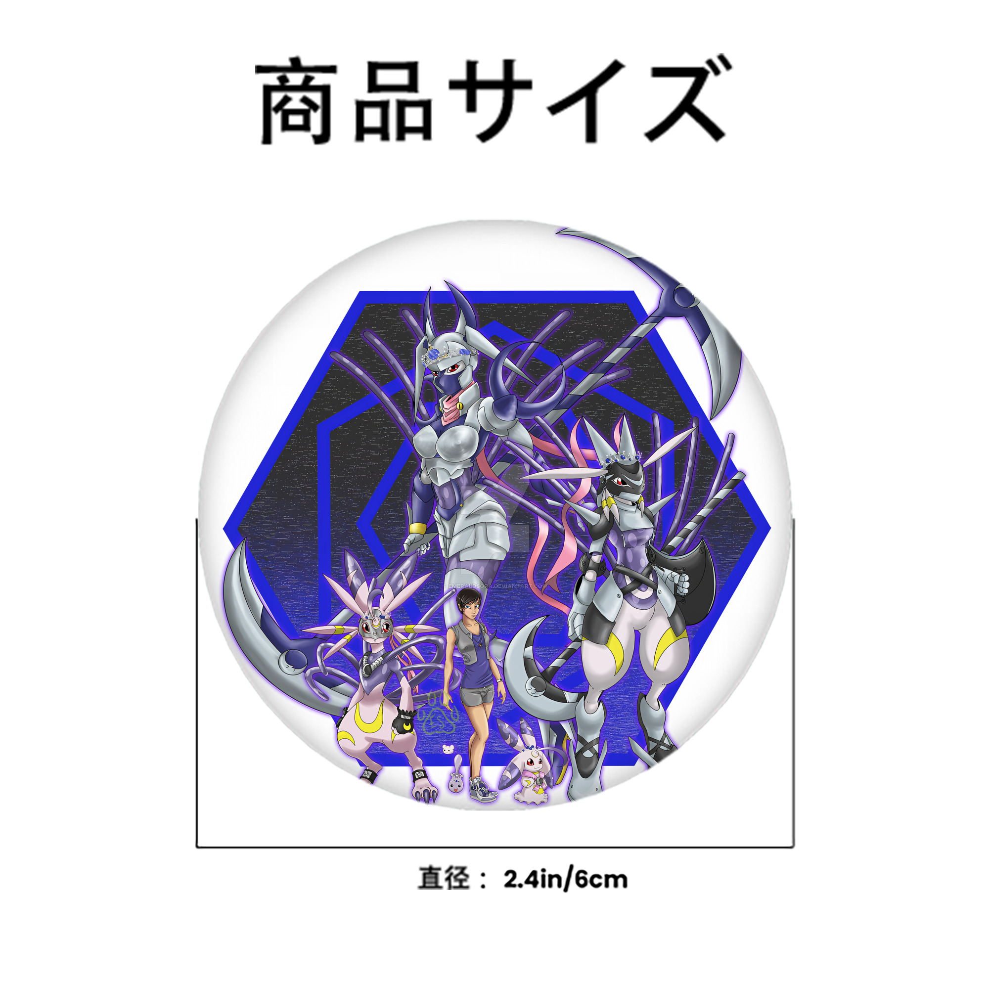 Digimon デジタルモンスター/デジモン 6cm 缶バッジ 複数セット