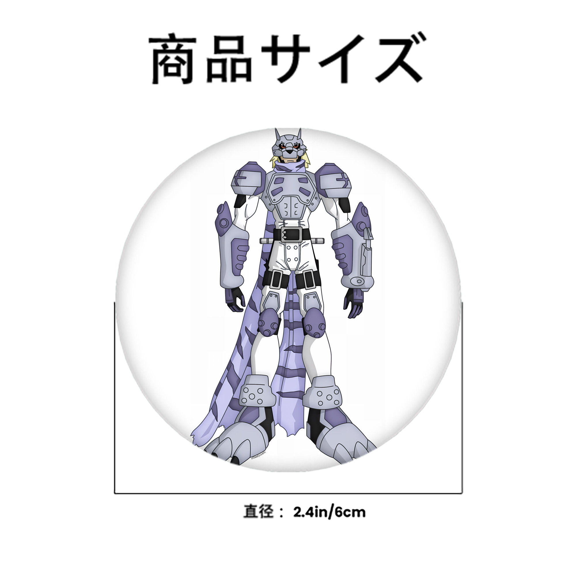 Digimon デジタルモンスター/デジモン 6cm 缶バッジ 複数セット