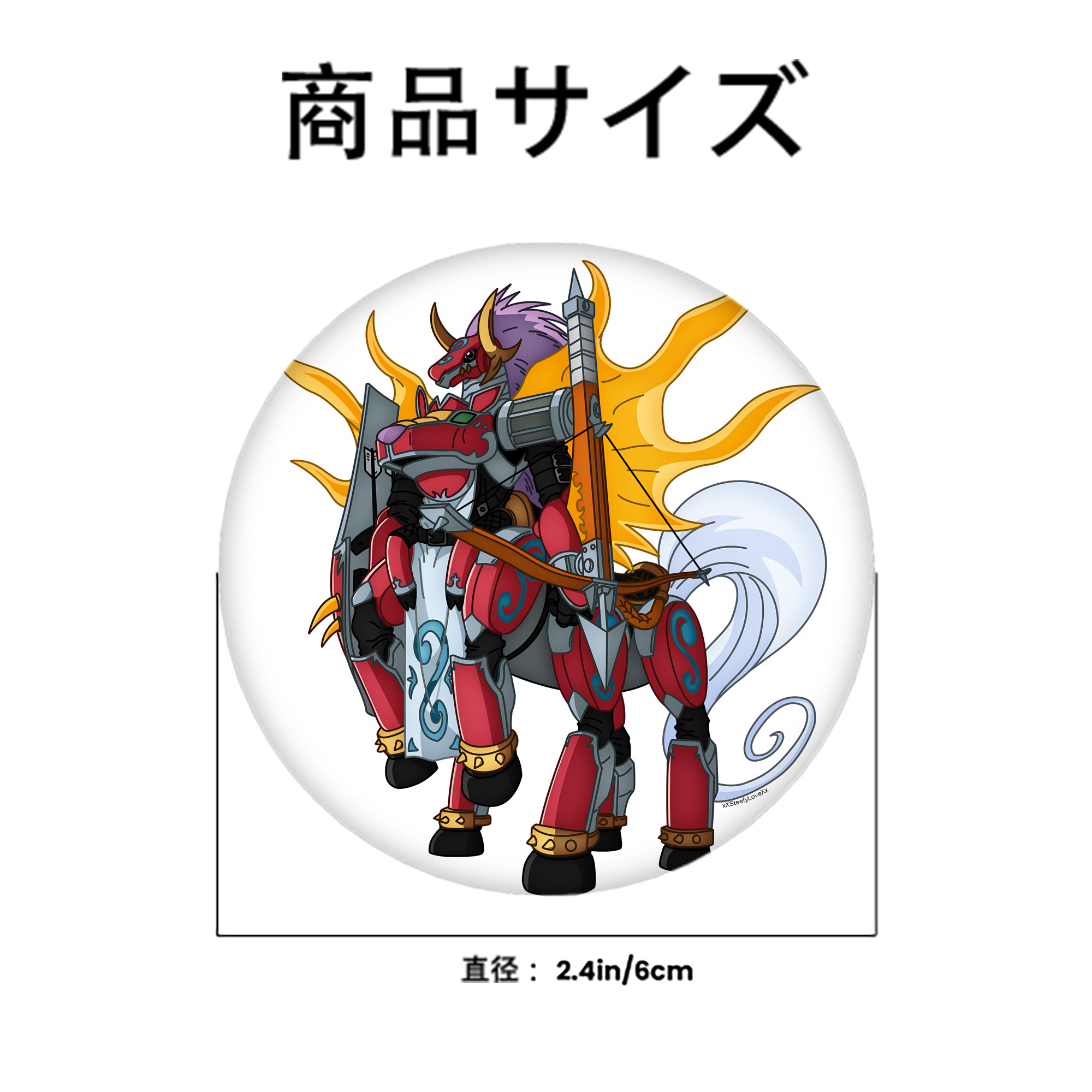 Digimon デジタルモンスター/デジモン 6cm 缶バッジ 複数セット