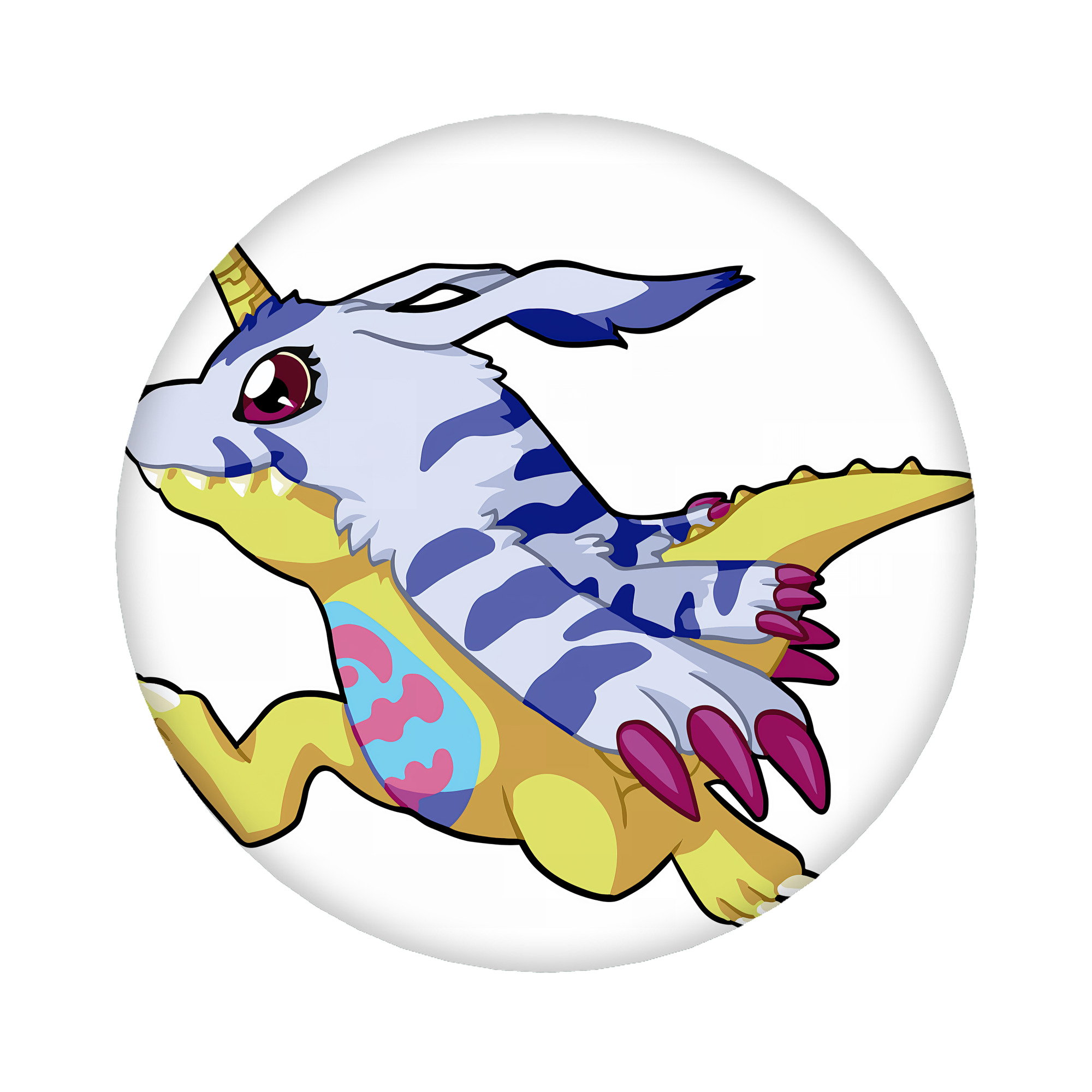 （画像用） Digimon デジタルモンスター/デジモン 6cm 缶バッジ 複数セット