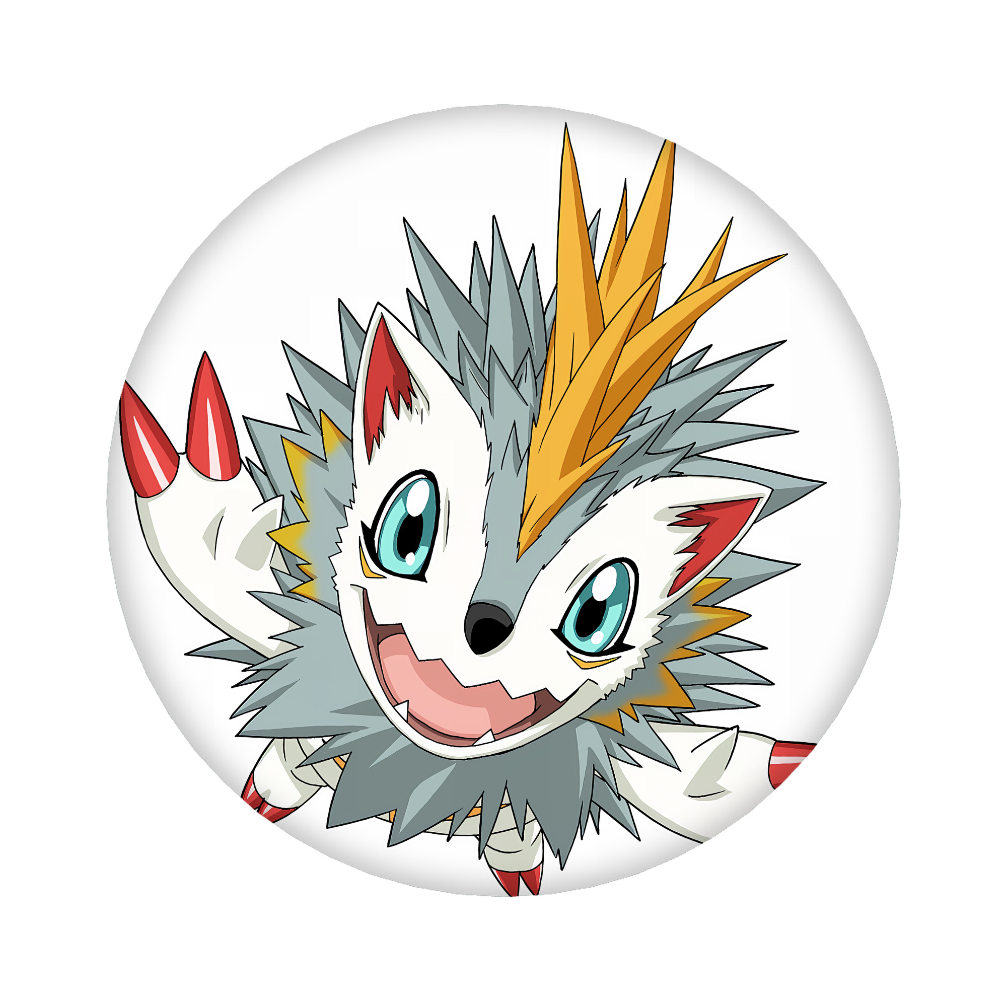 （画像用） Digimon デジタルモンスター/デジモン 6cm 缶バッジ 複数セット