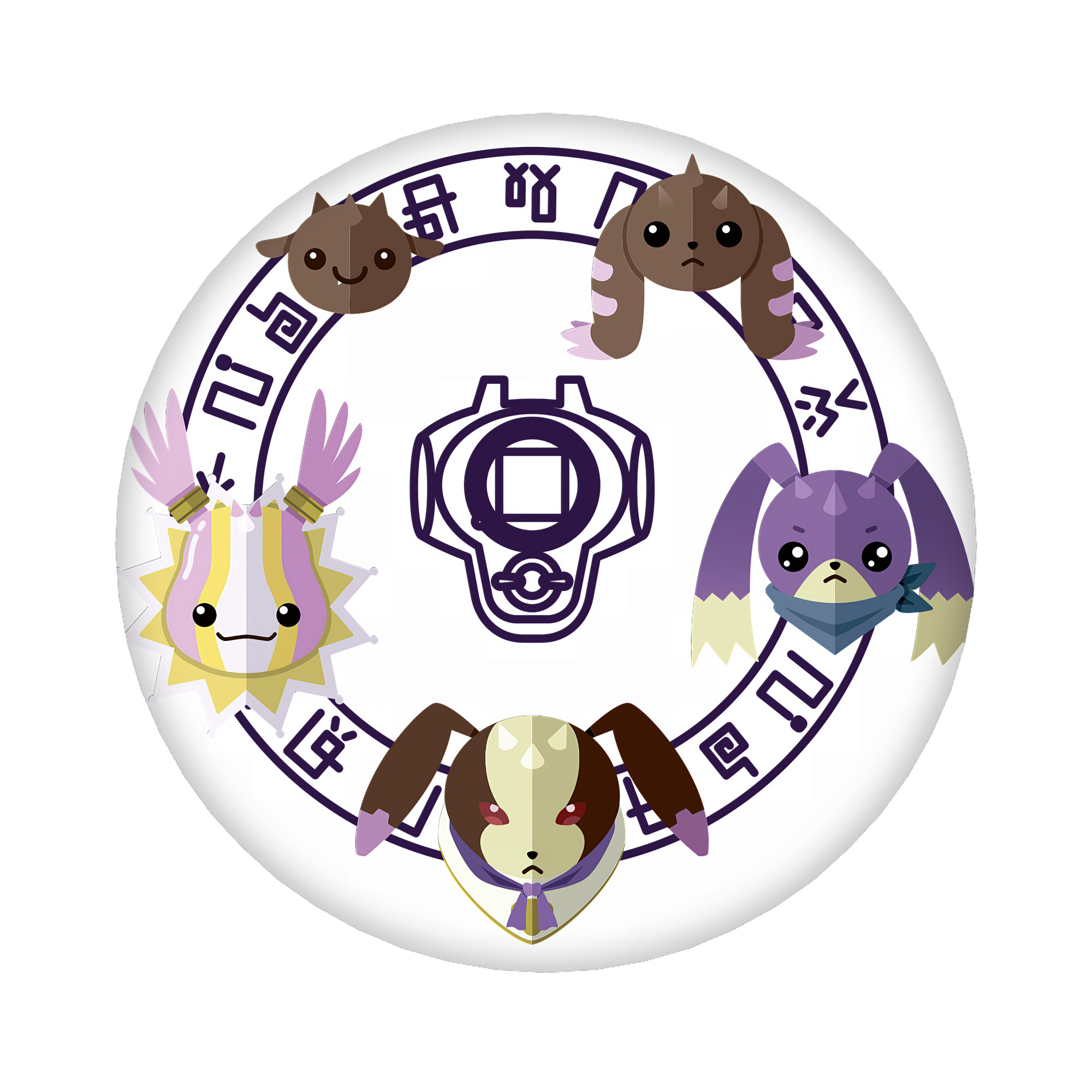 （画像用） Digimon デジタルモンスター/デジモン 6cm 缶バッジ 複数セット