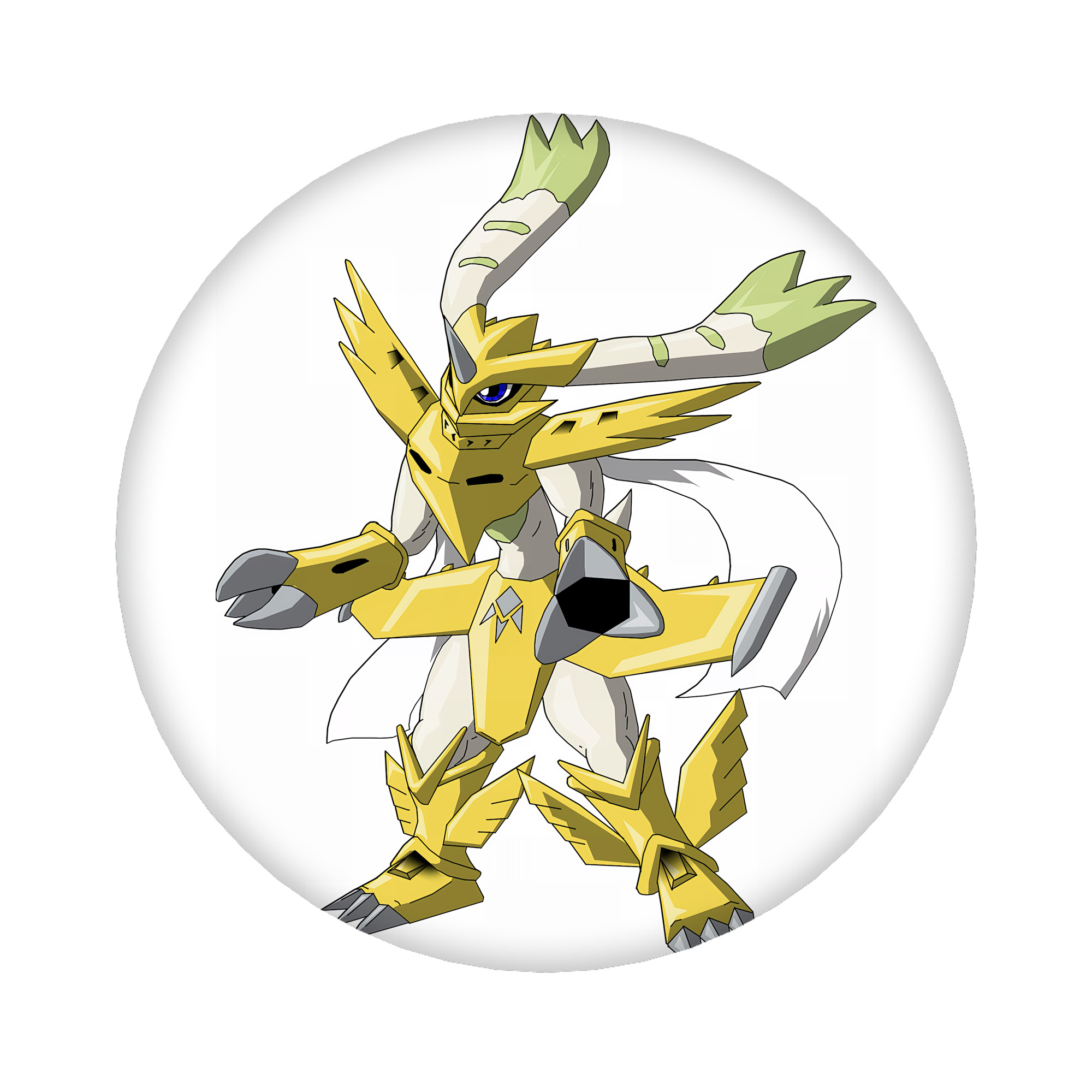 （画像用） Digimon デジタルモンスター/デジモン 6cm 缶バッジ 複数セット
