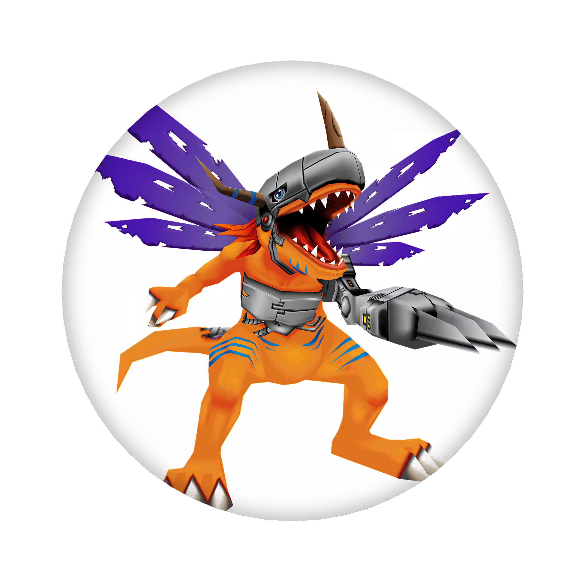（画像用） Digimon デジタルモンスター/デジモン 6cm 缶バッジ 複数セット