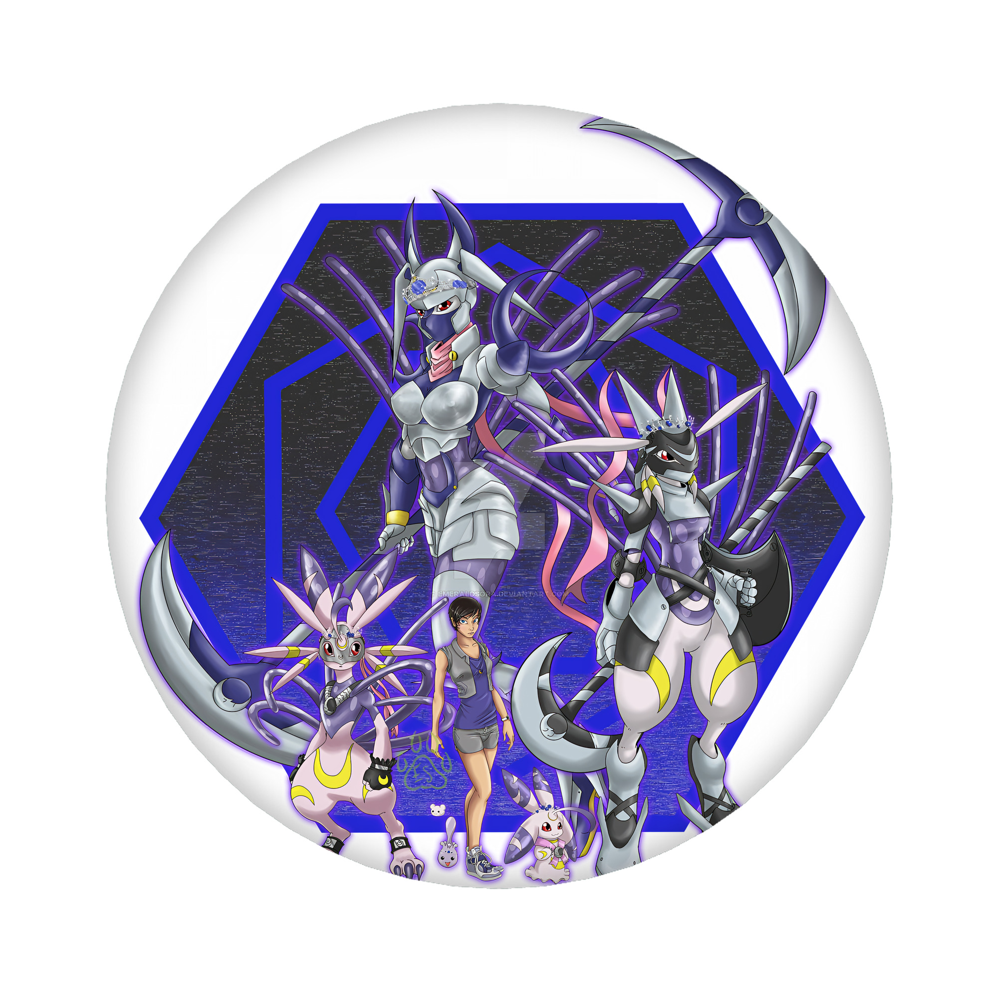 （画像用） Digimon デジタルモンスター/デジモン 6cm 缶バッジ 複数セット