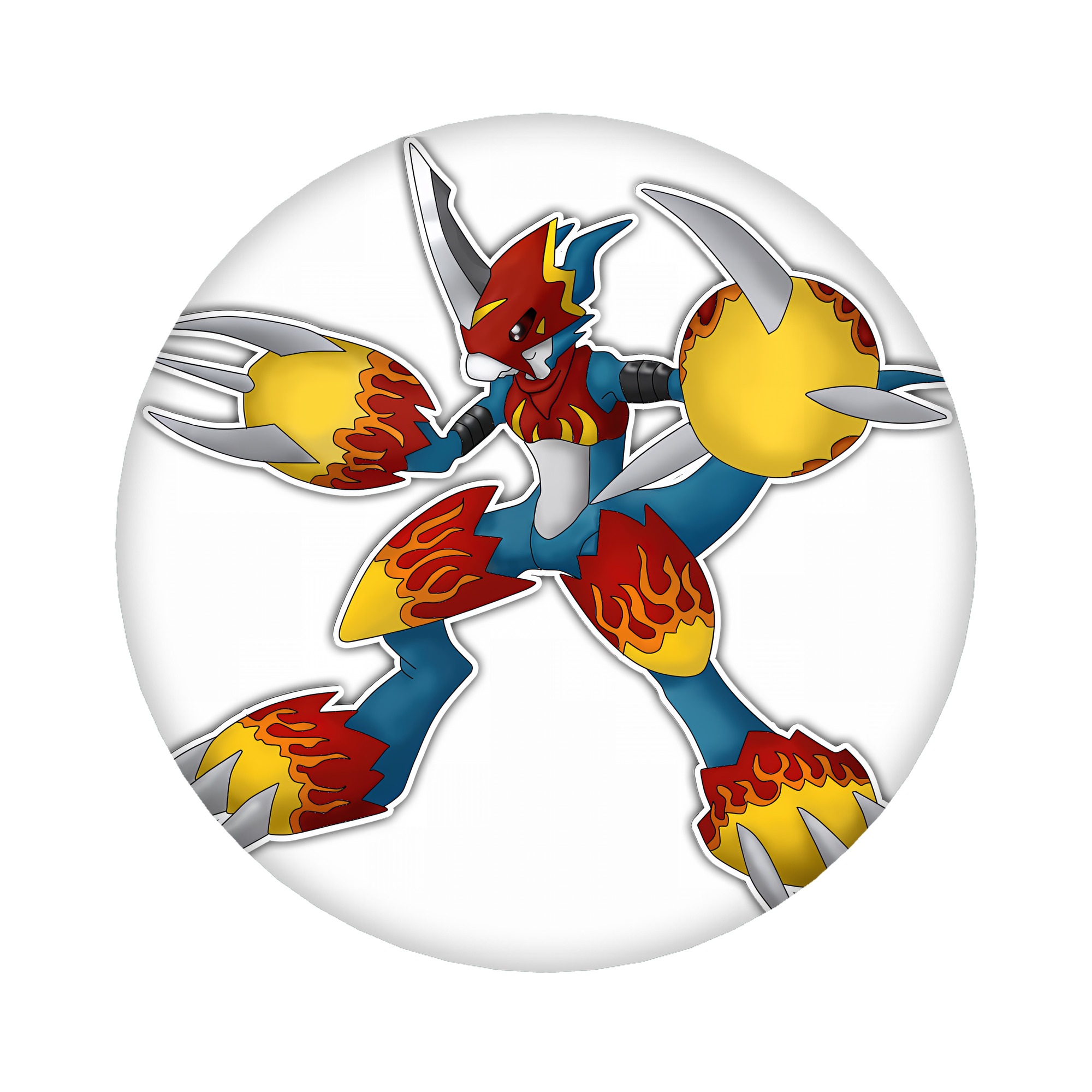 （画像用） Digimon デジタルモンスター/デジモン 6cm 缶バッジ 複数セット