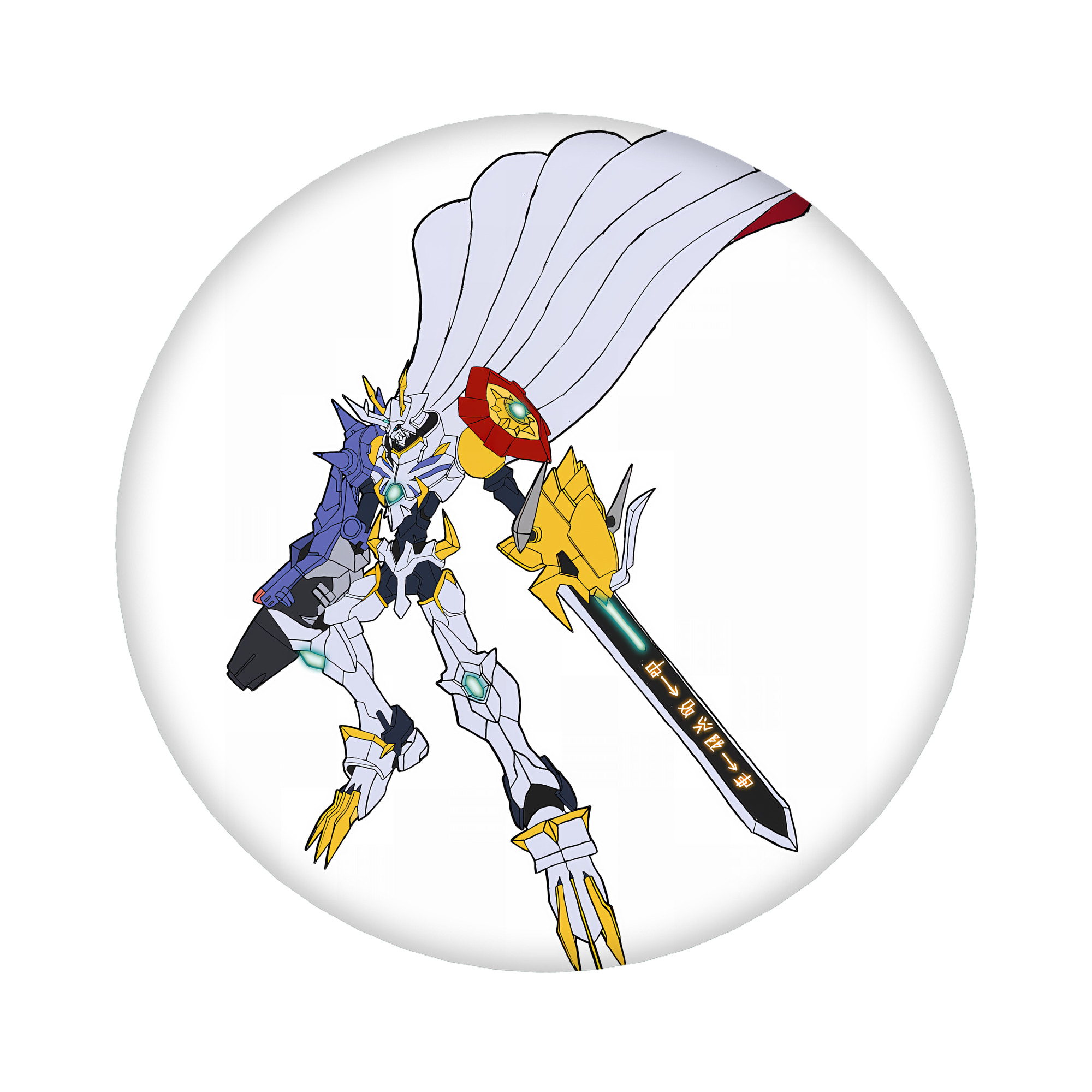 （画像用） Digimon デジタルモンスター/デジモン 6cm 缶バッジ 複数セット