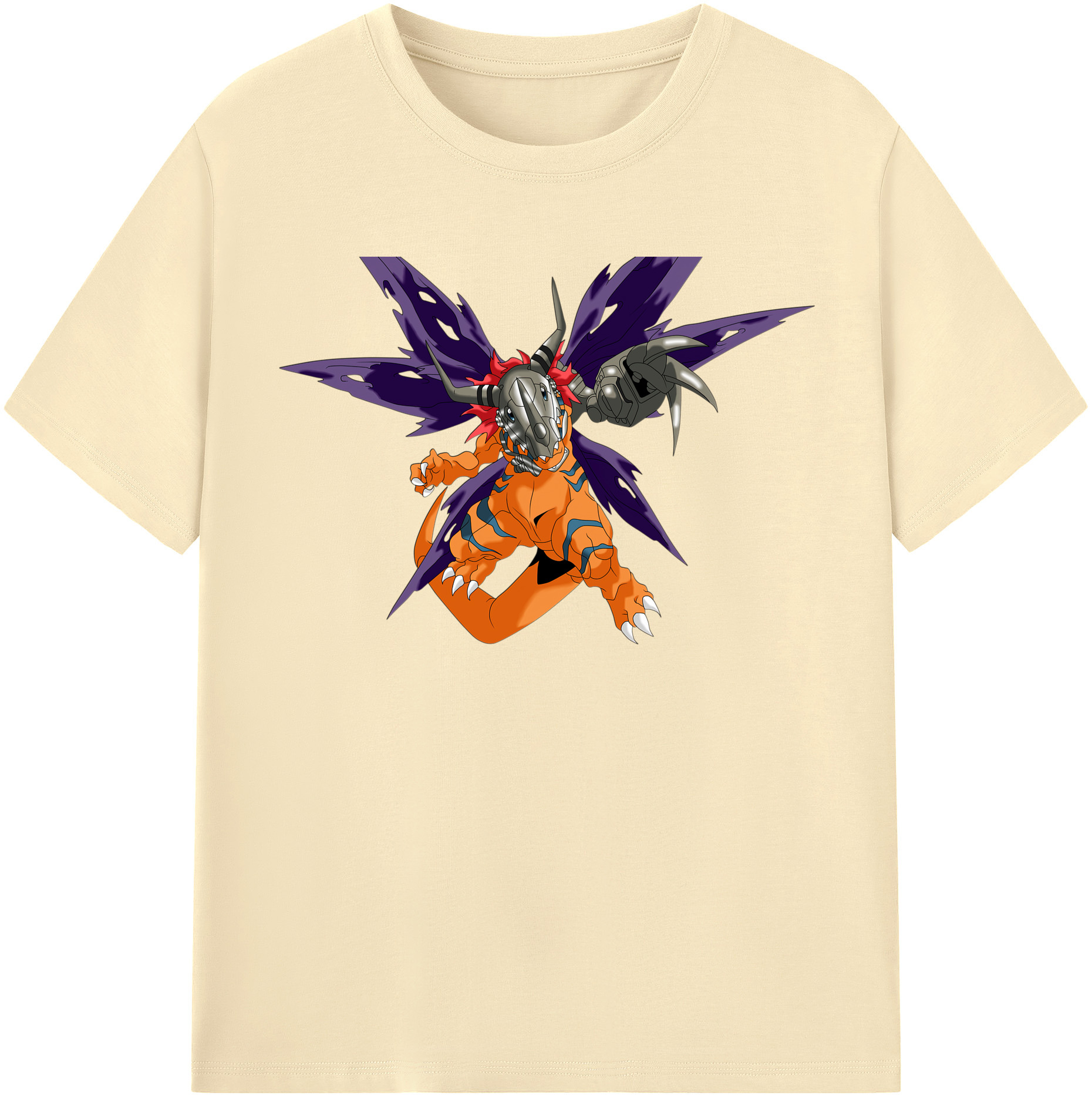 （画像用） Digimon デジタルモンスター/デジモン 綿100％半袖Tシャツ（フロントプリント）