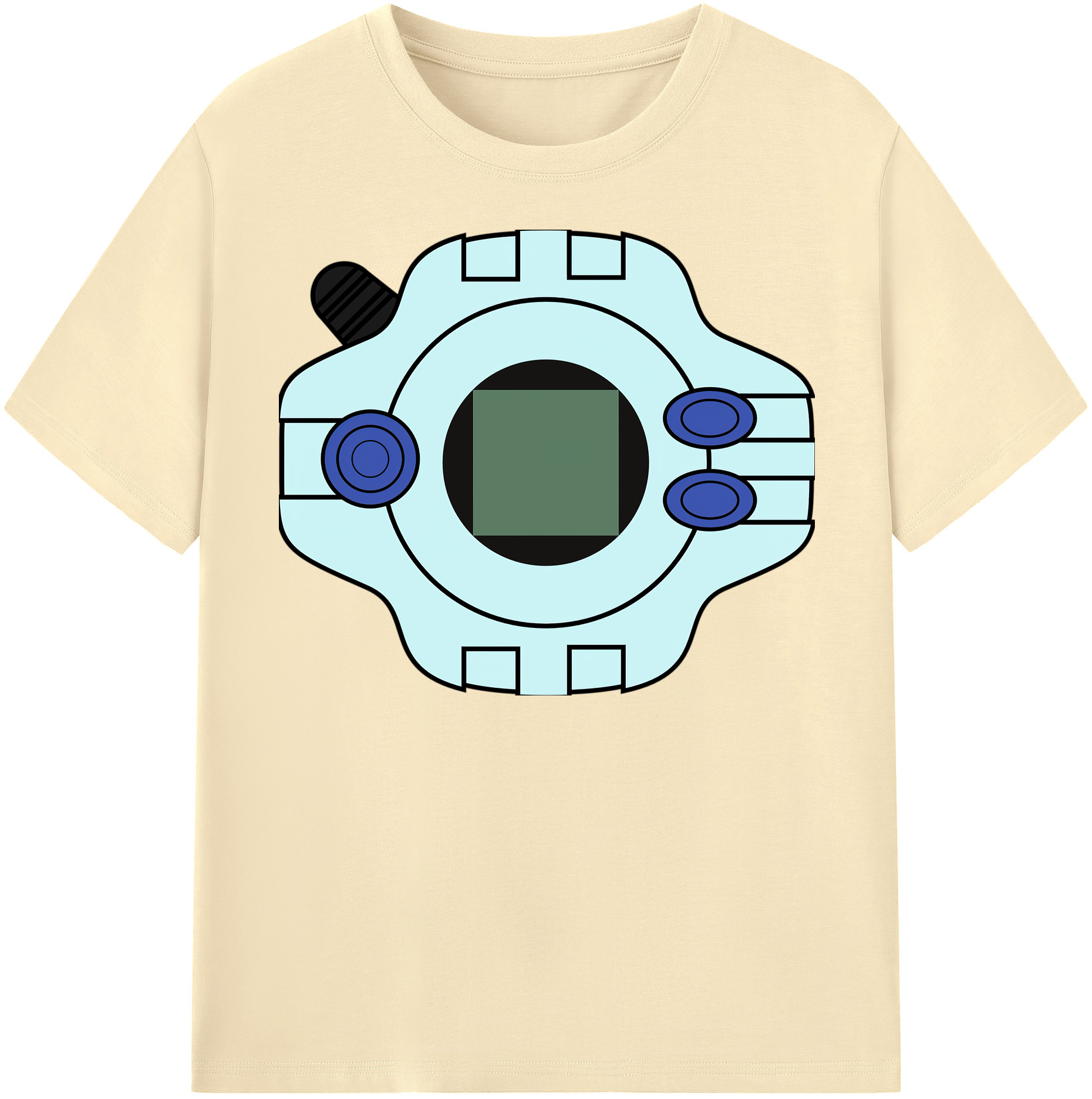 （画像用） Digimon デジタルモンスター/デジモン 綿100％半袖Tシャツ（フロントプリント）