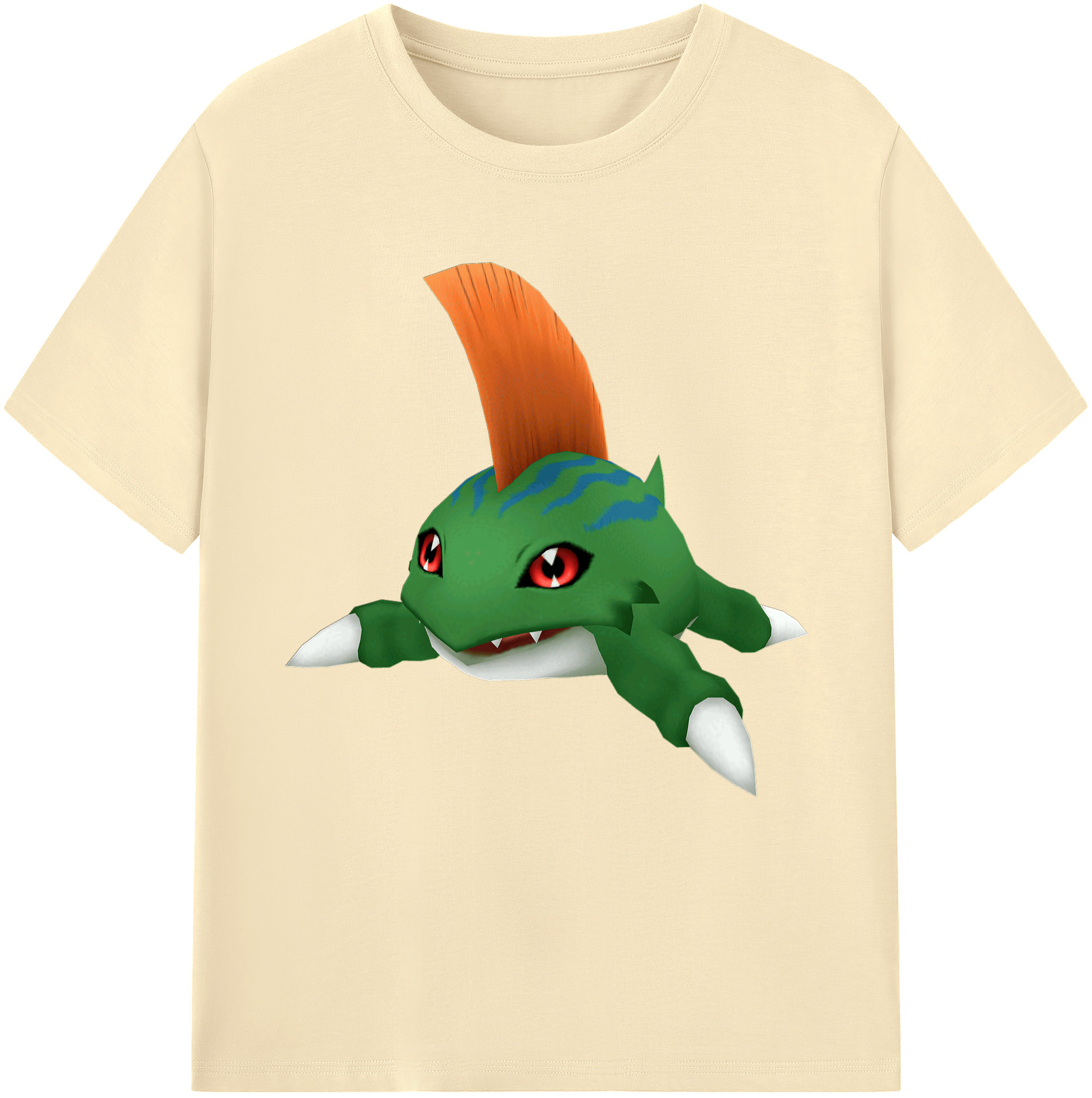 （画像用） Digimon デジタルモンスター/デジモン 綿100％半袖Tシャツ（フロントプリント）