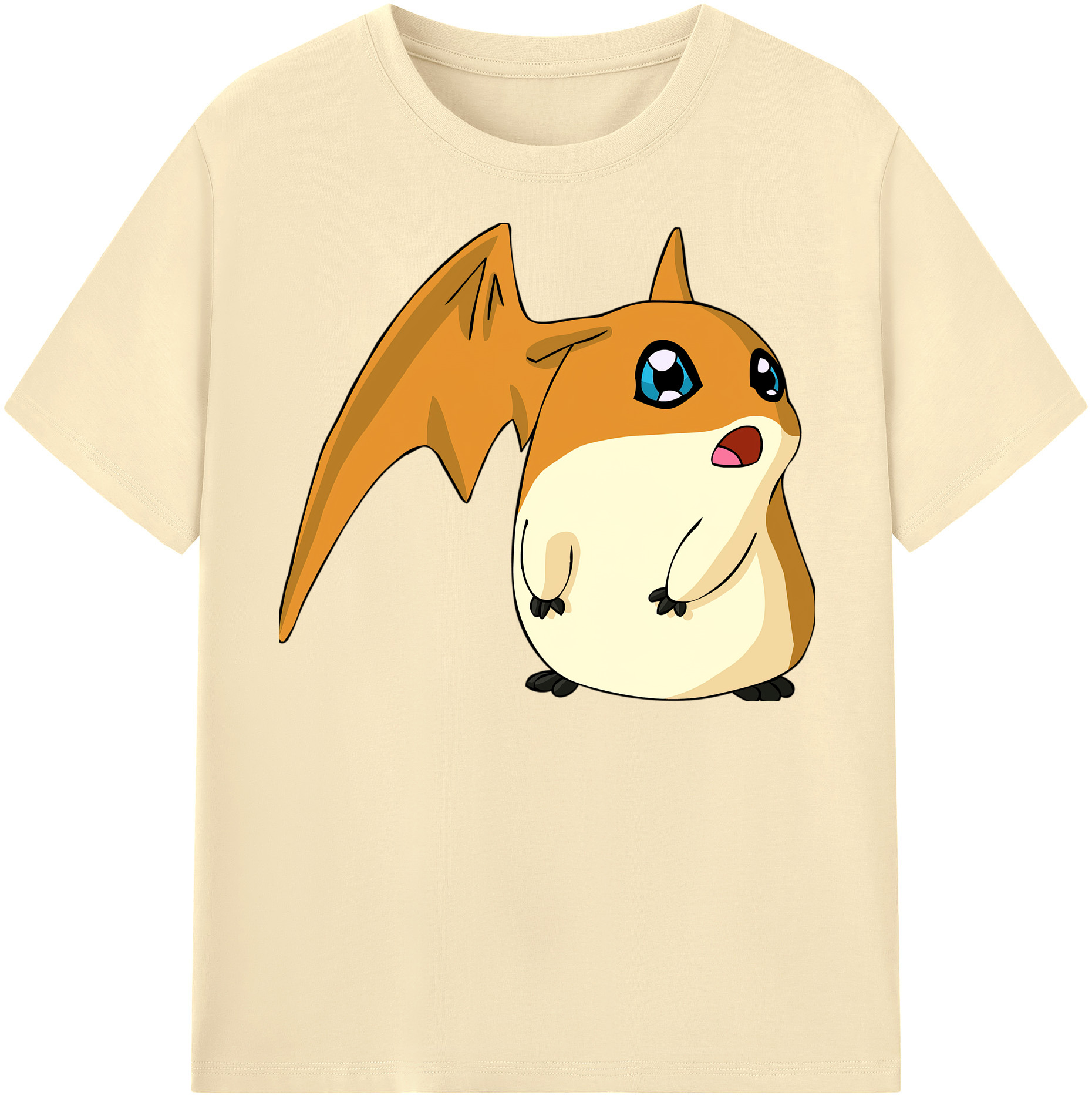 （画像用） Digimon デジタルモンスター/デジモン 綿100％半袖Tシャツ（フロントプリント）