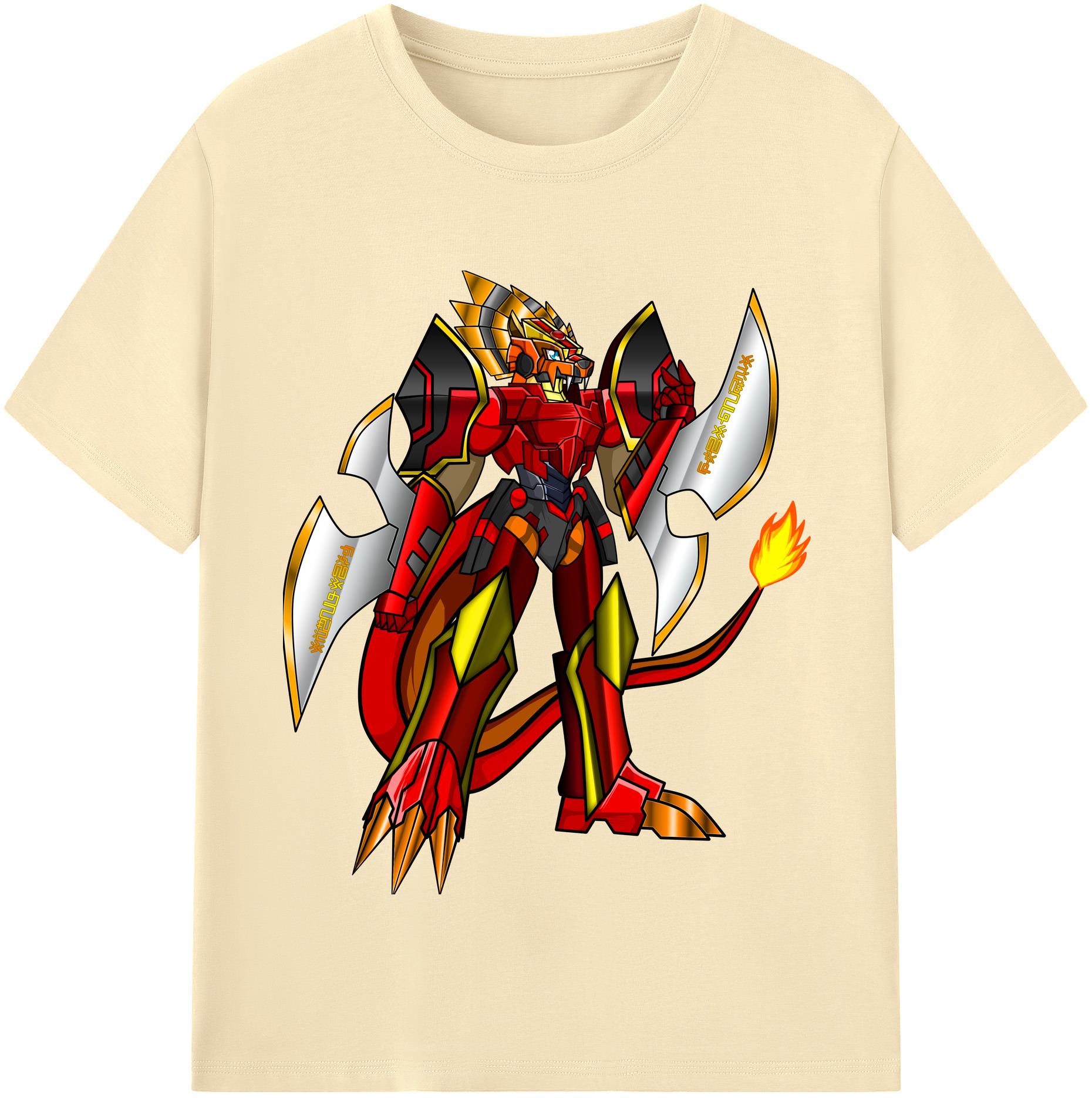 （画像用） Digimon デジタルモンスター/デジモン 綿100％半袖Tシャツ（フロントプリント）