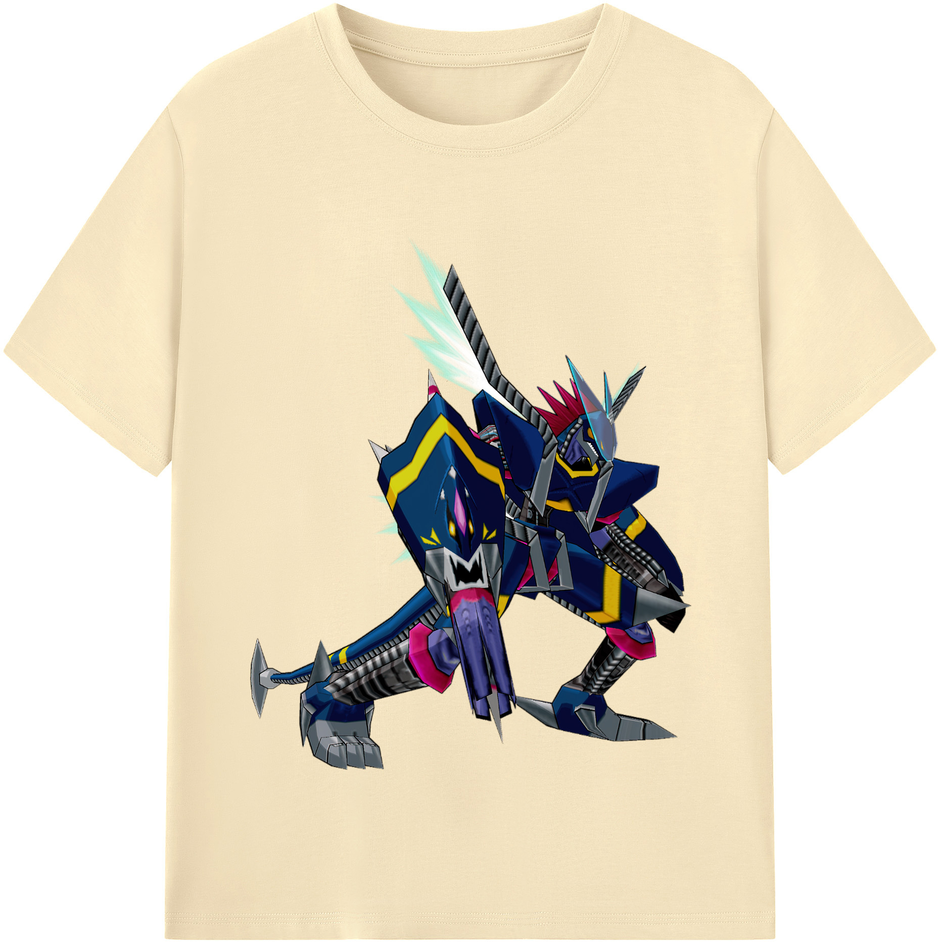 （画像用） Digimon デジタルモンスター/デジモン 綿100％半袖Tシャツ（フロントプリント）