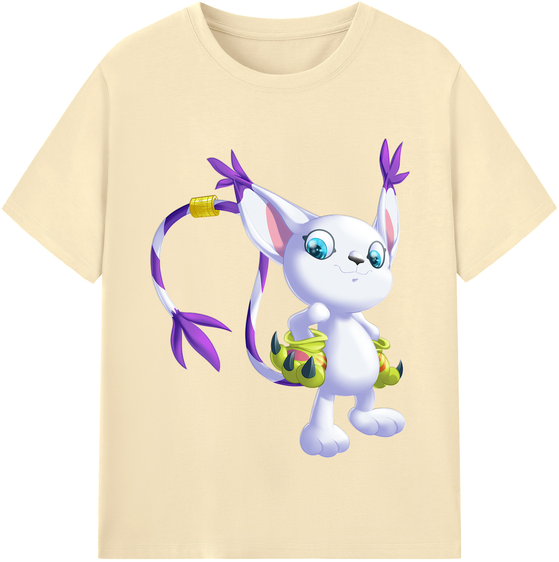 （画像用） Digimon デジタルモンスター/デジモン 綿100％半袖Tシャツ（フロントプリント）