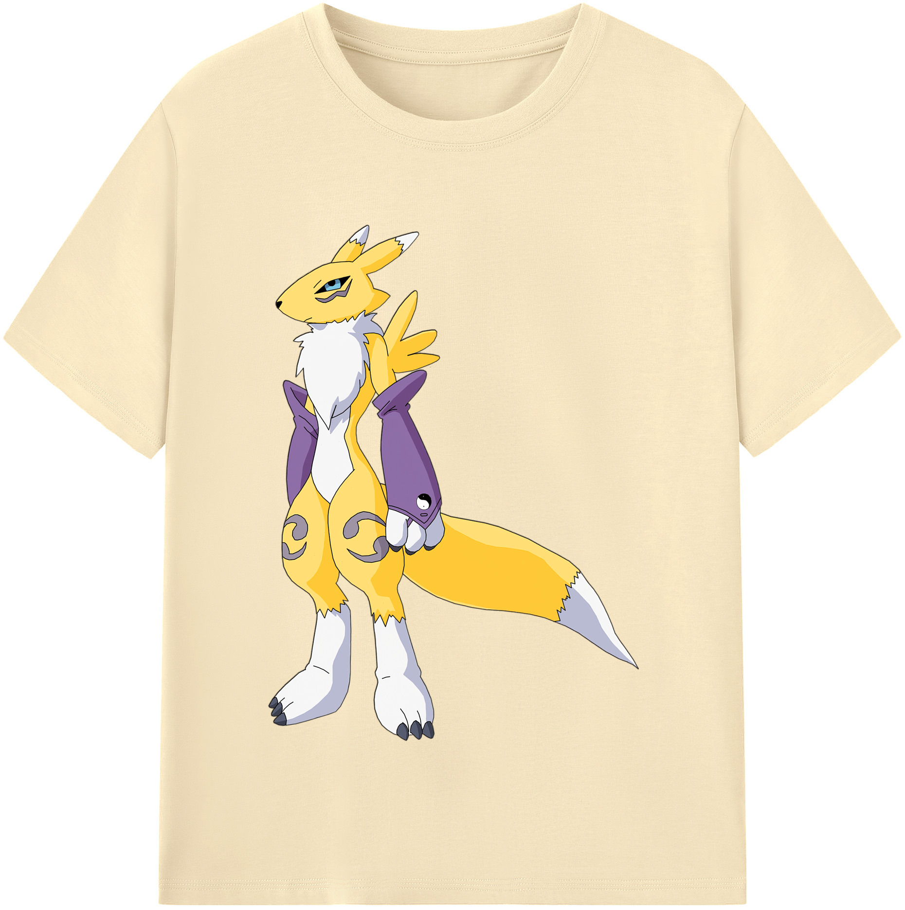 （画像用） Digimon デジタルモンスター/デジモン 綿100％半袖Tシャツ（フロントプリント）