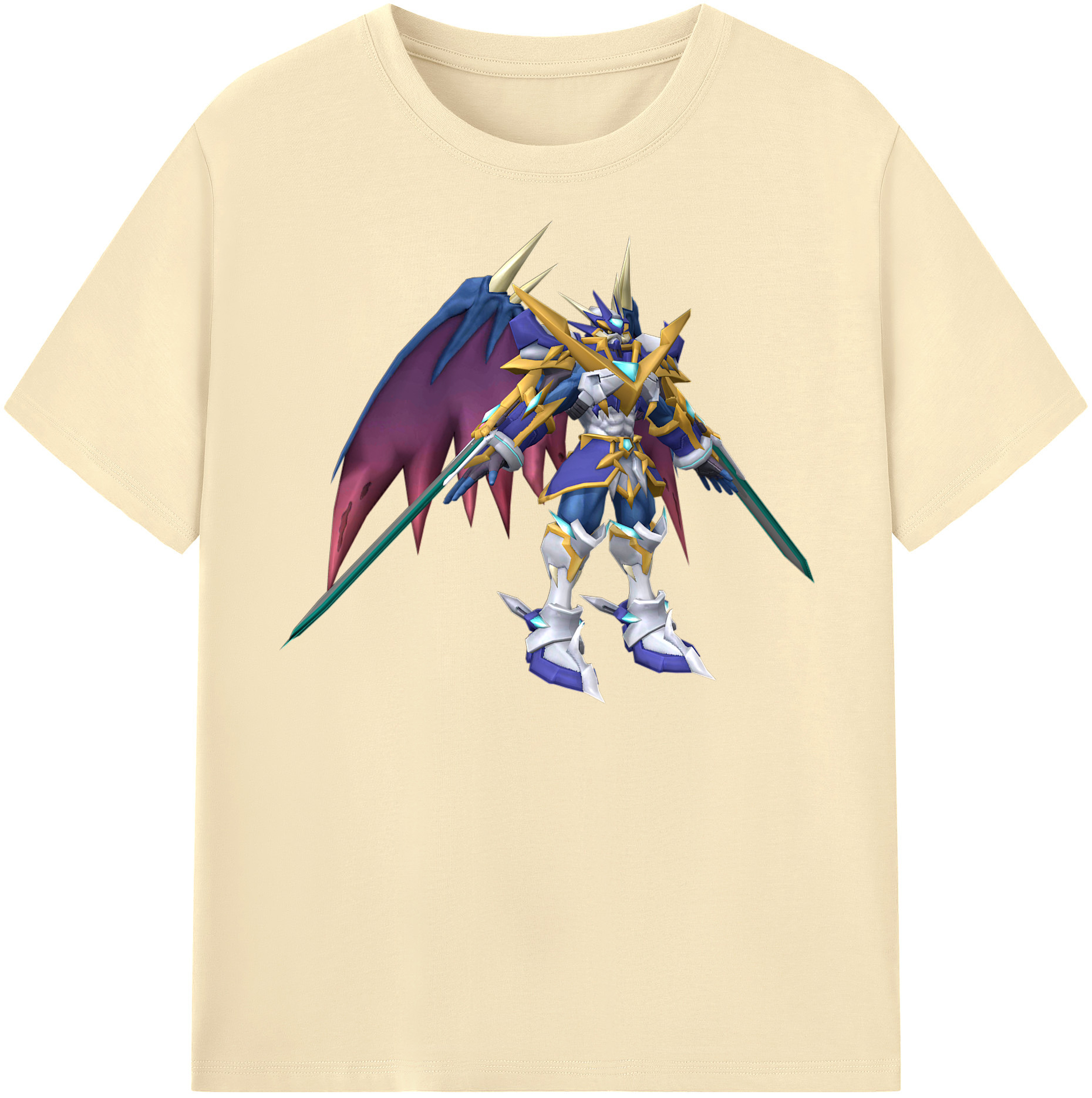 （画像用） Digimon デジタルモンスター/デジモン 綿100％半袖Tシャツ（フロントプリント）